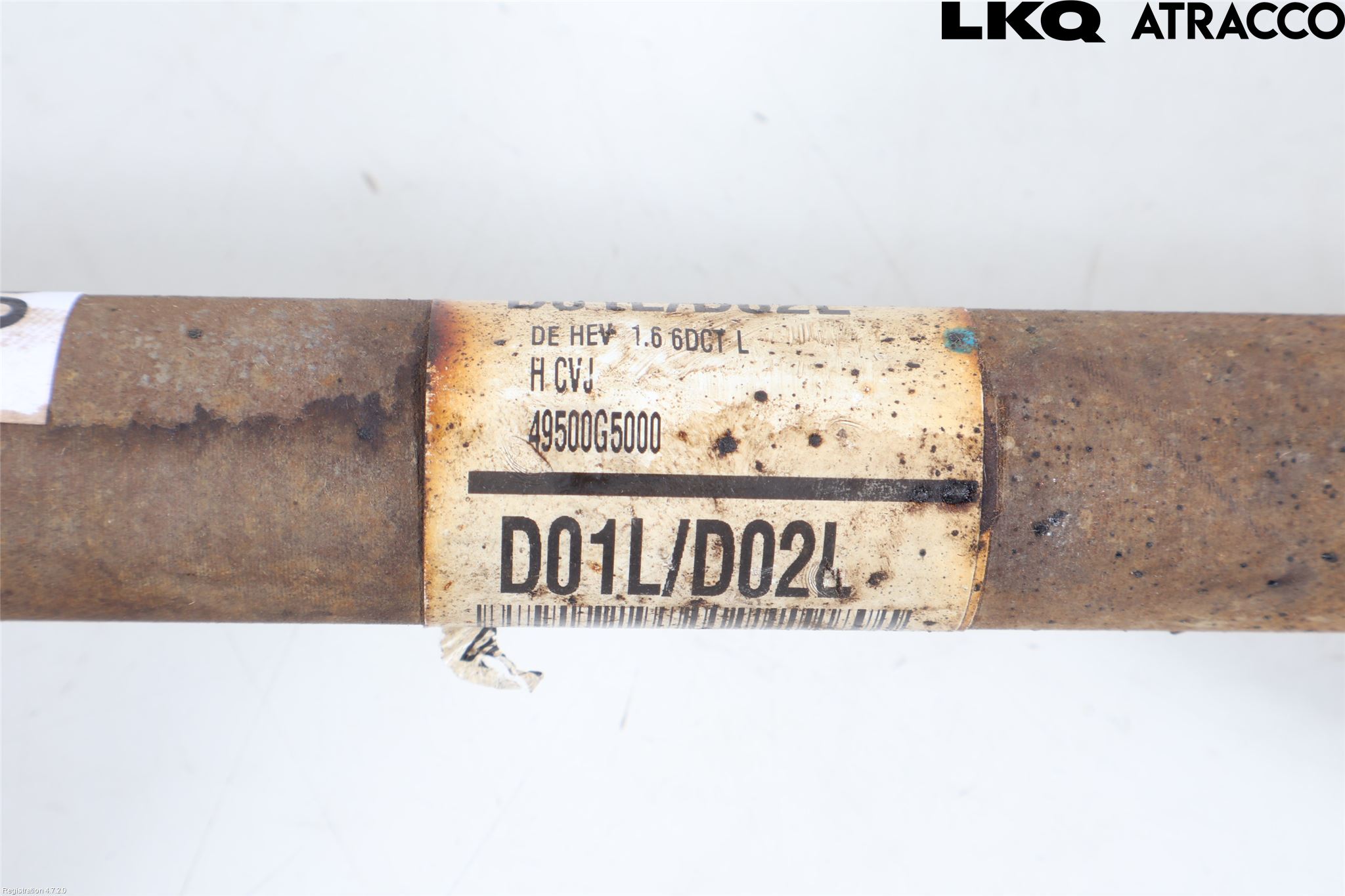 Kia NIRO (DE) 17-22 Drivaxel Fram Vänster
