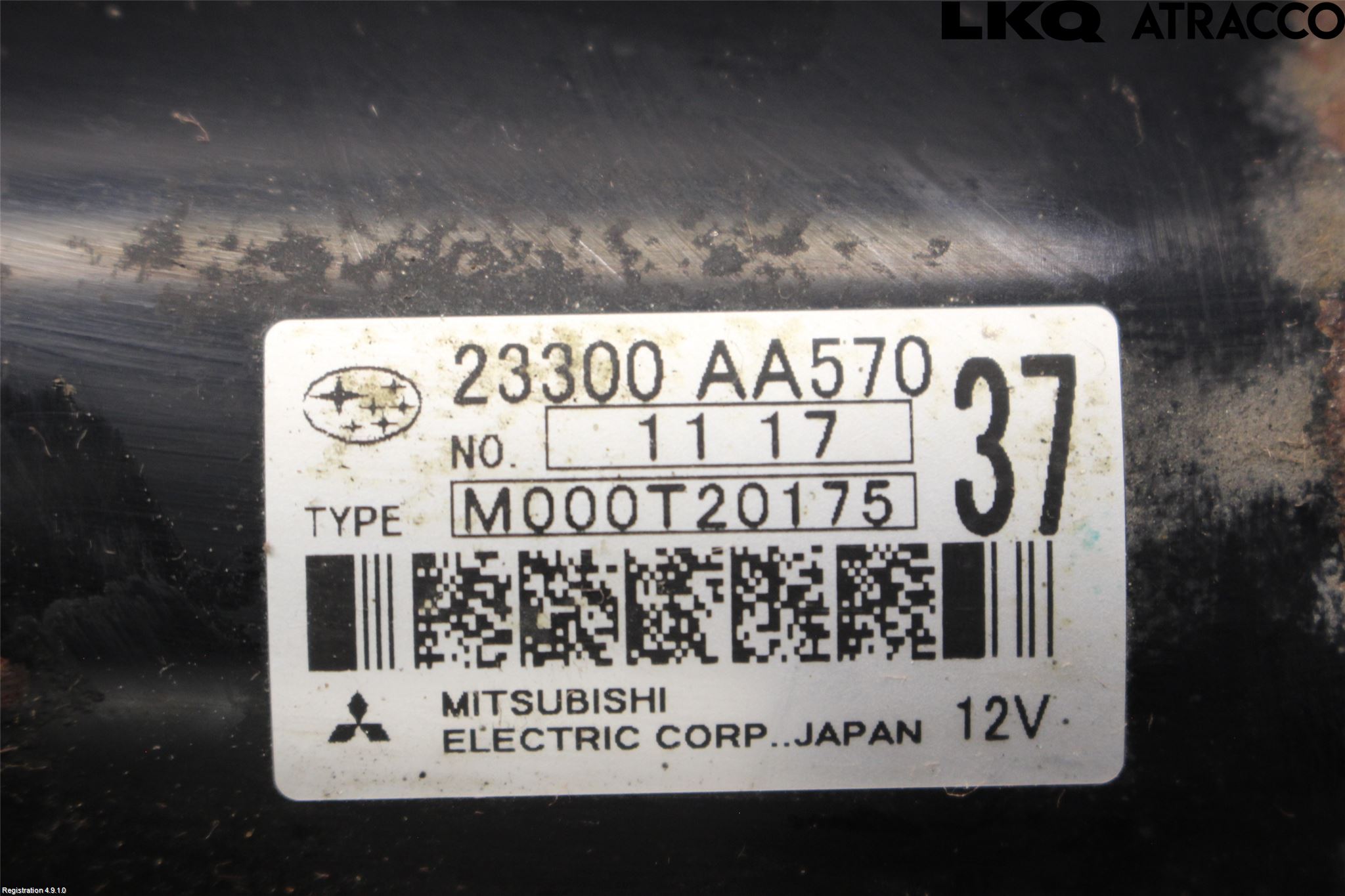 Subaru OUTBACK 10-15 Startmotor