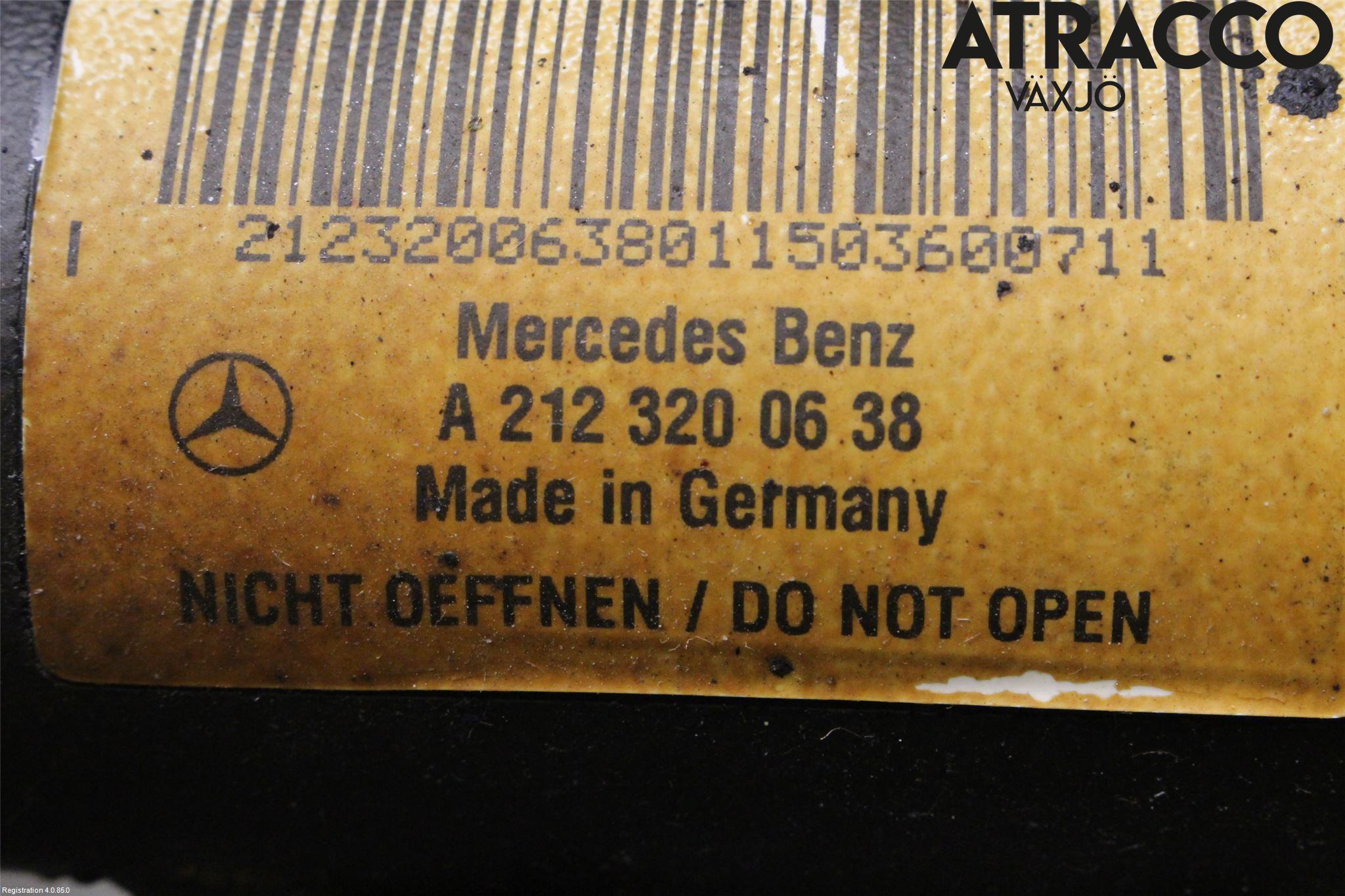 Mercedes-Benz MB E-KLASS (W212) 09-16 Fjäderben Fram Vänster