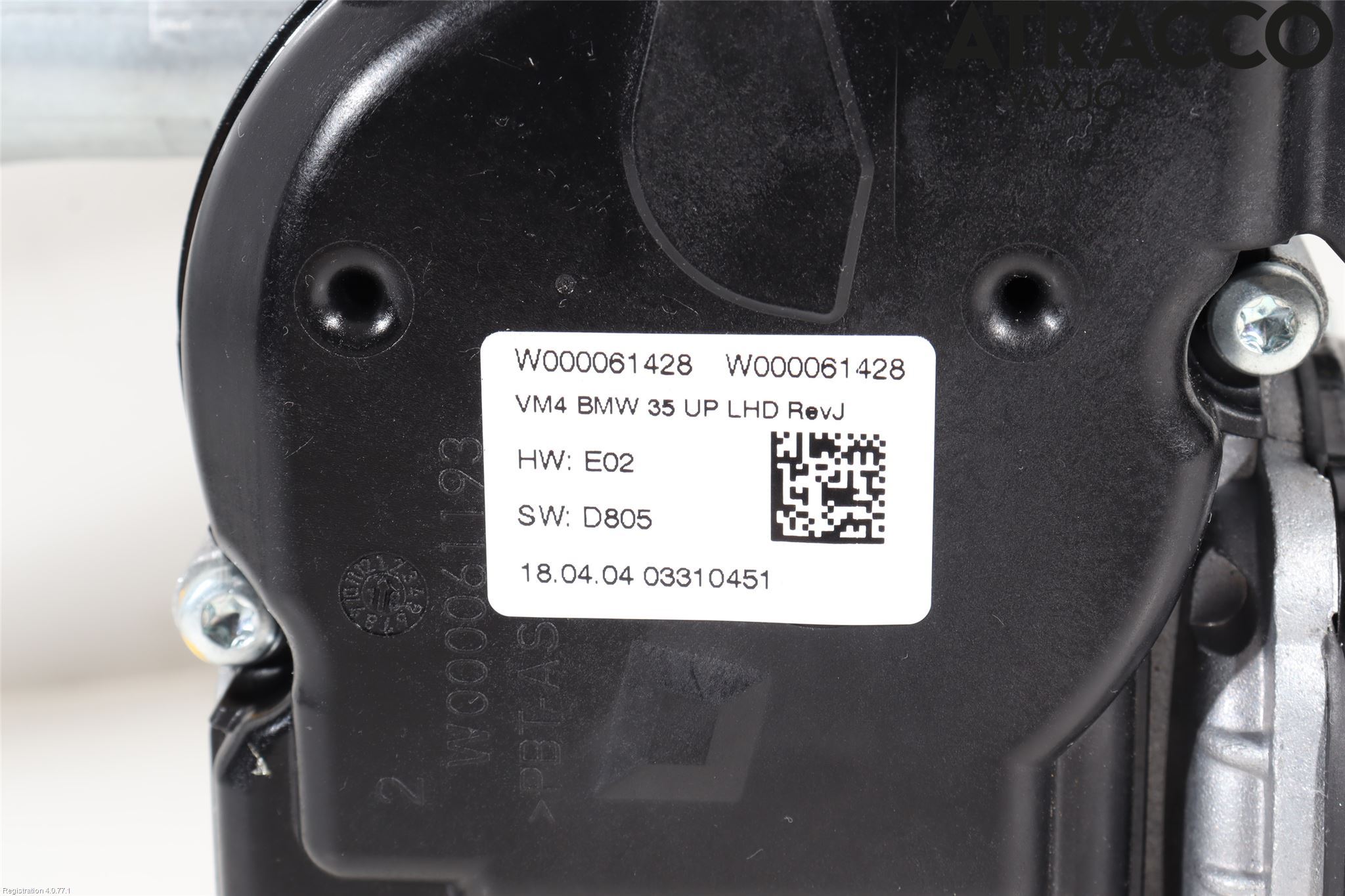 BMW 5 G30/G31/F90 17-23 Torkarmekanism Vindruta