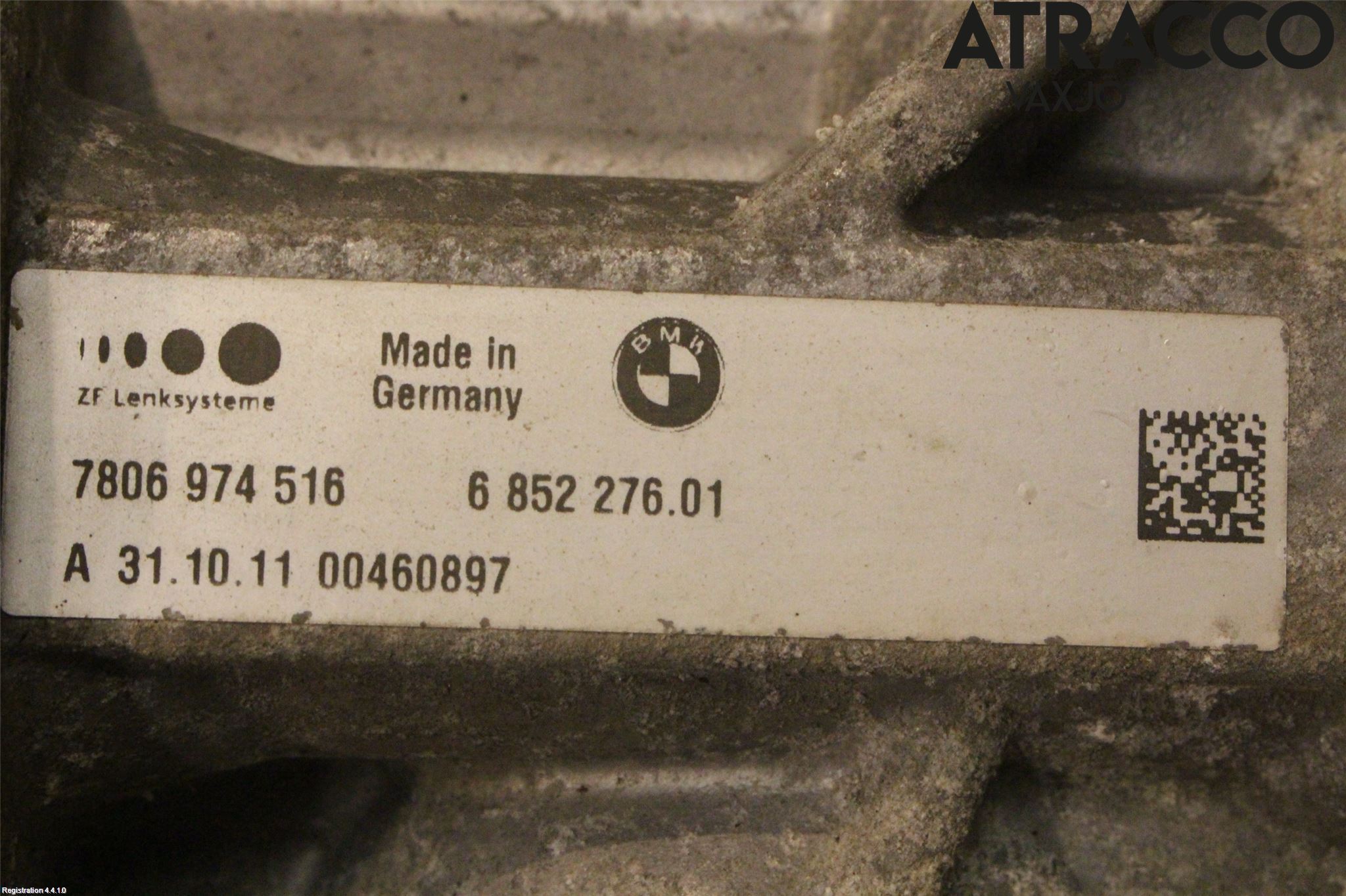 BMW 5 F10/F11/F18 09-17 Styrväxel-Snäcka Elektrisk