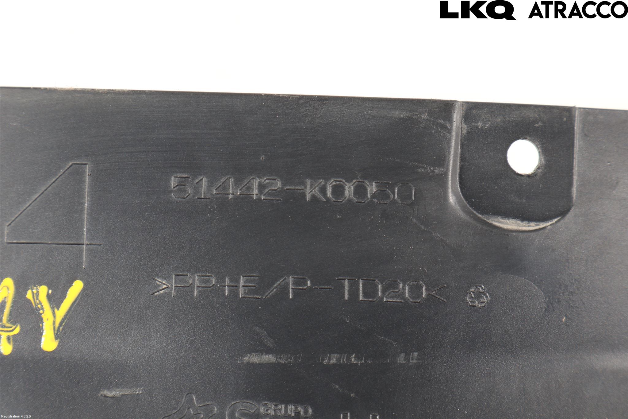 Mazda 2 KB Hybrid 22- Hasplåt Plåt-Plast