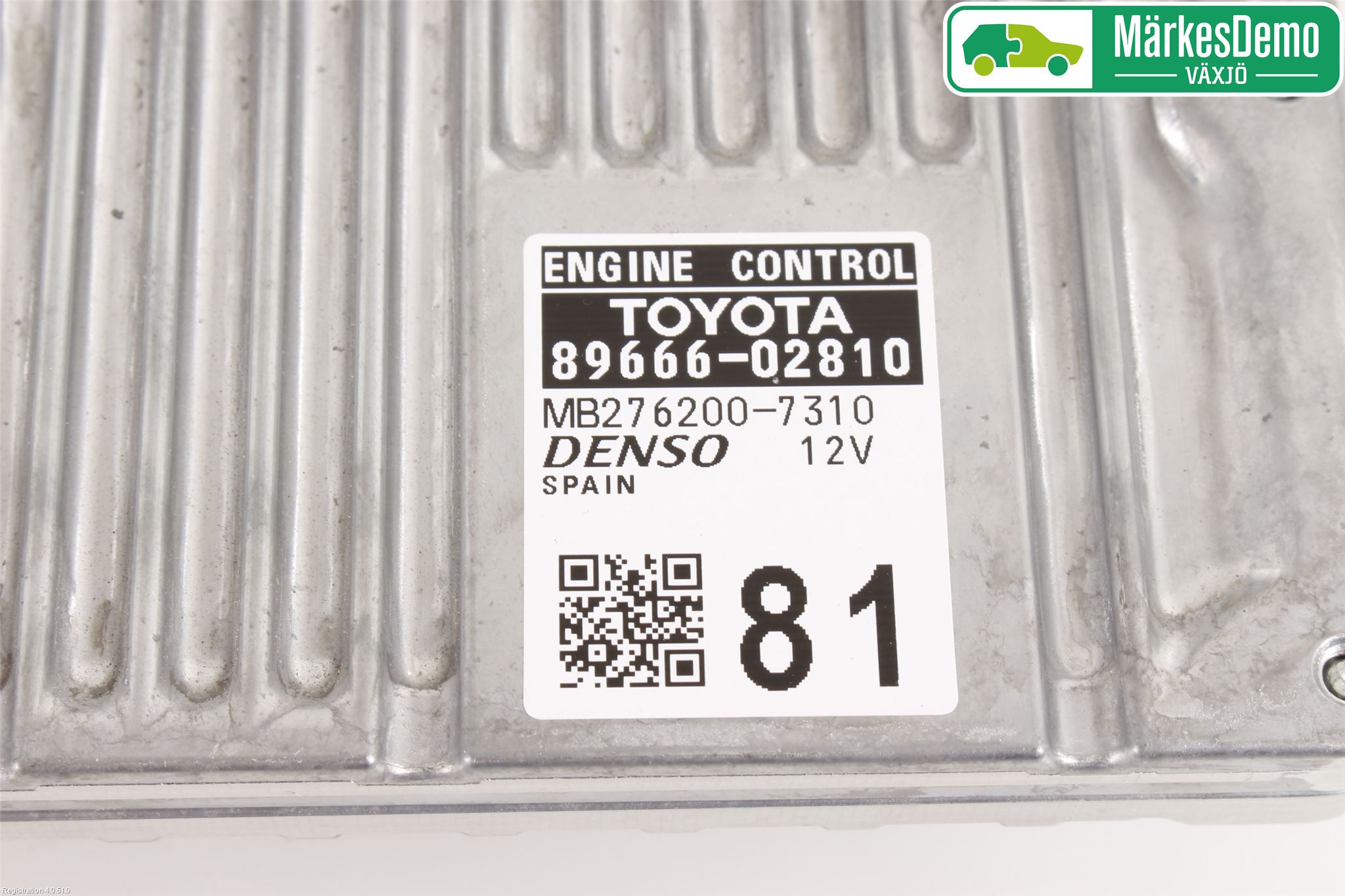 Toyota AURIS 13-19 Styrenhet Insprut Bensin