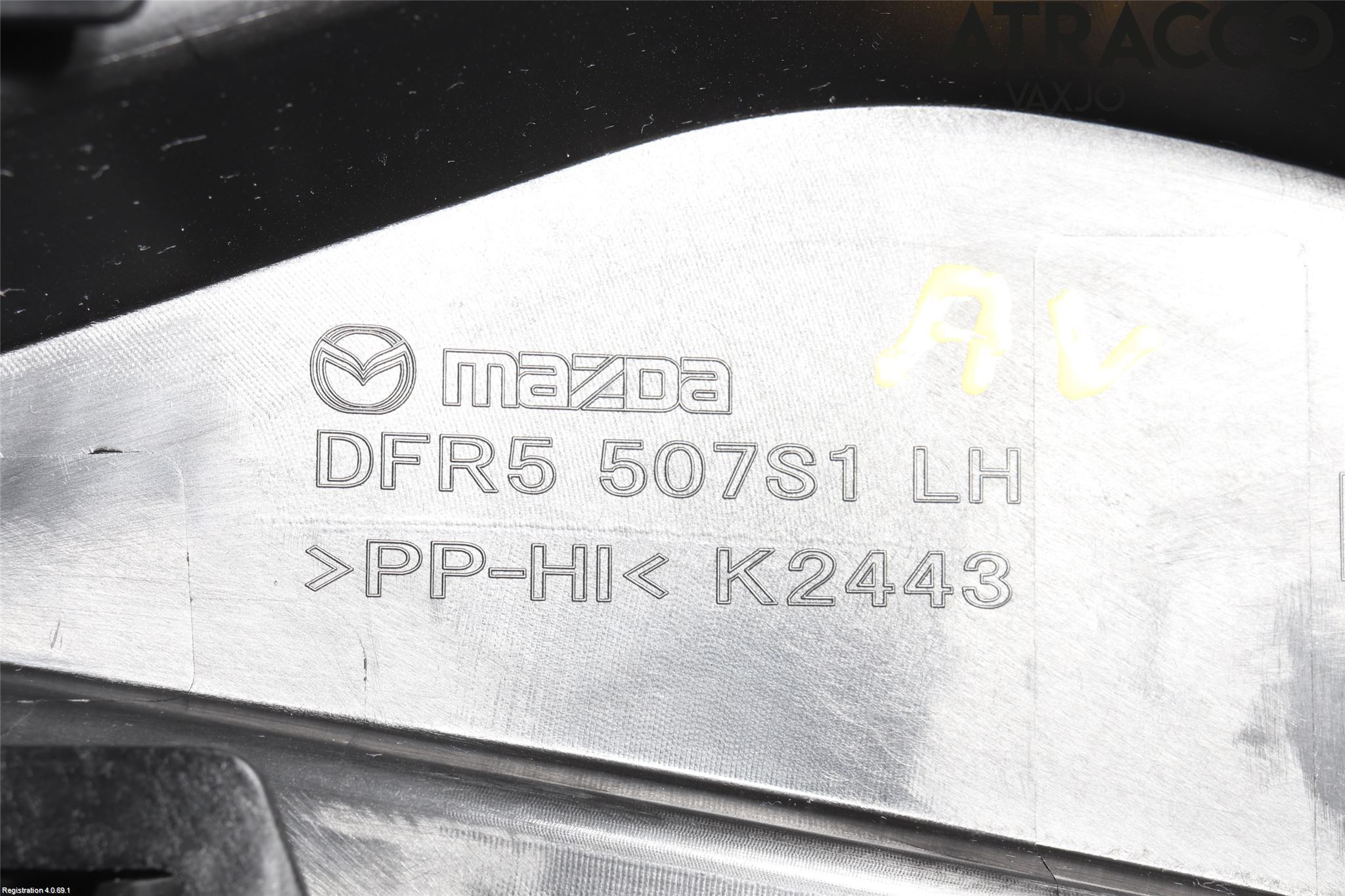 Mazda CX-30 20- Torpedplåt-Torpedplast