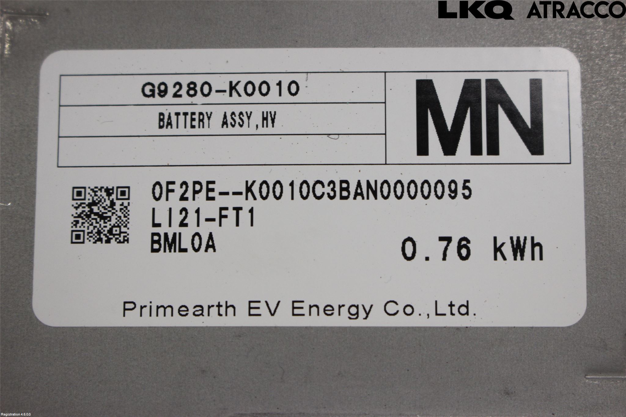 Toyota YARIS XP21 20- Batteri Högspänning