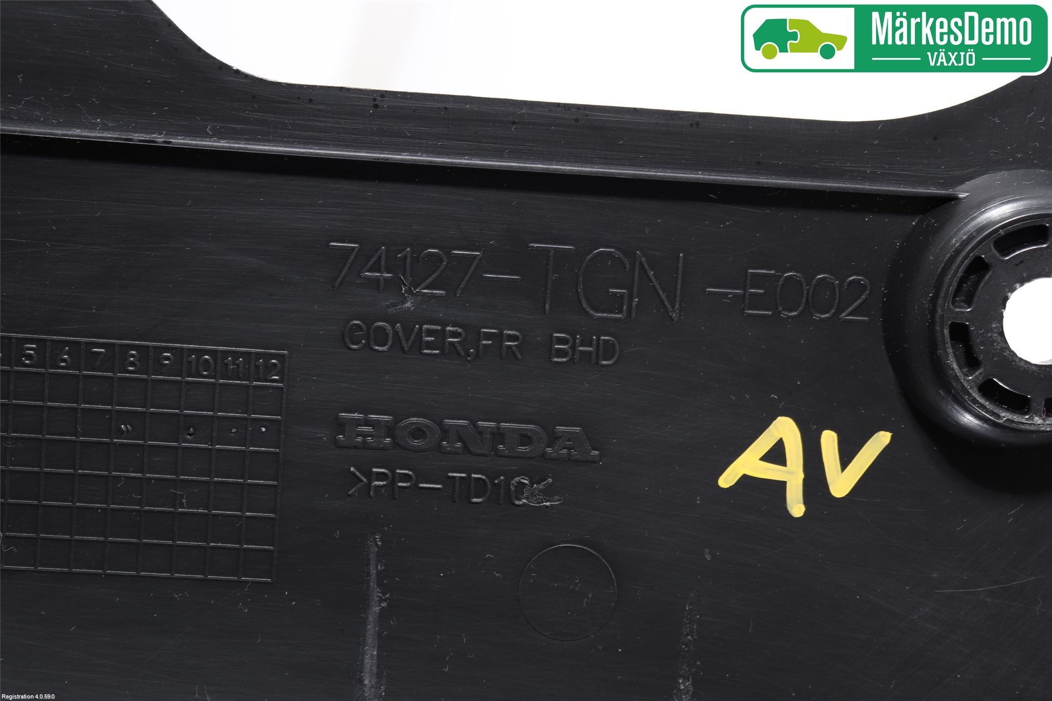 Honda CIVIC 17-22 Frontplåt Övre