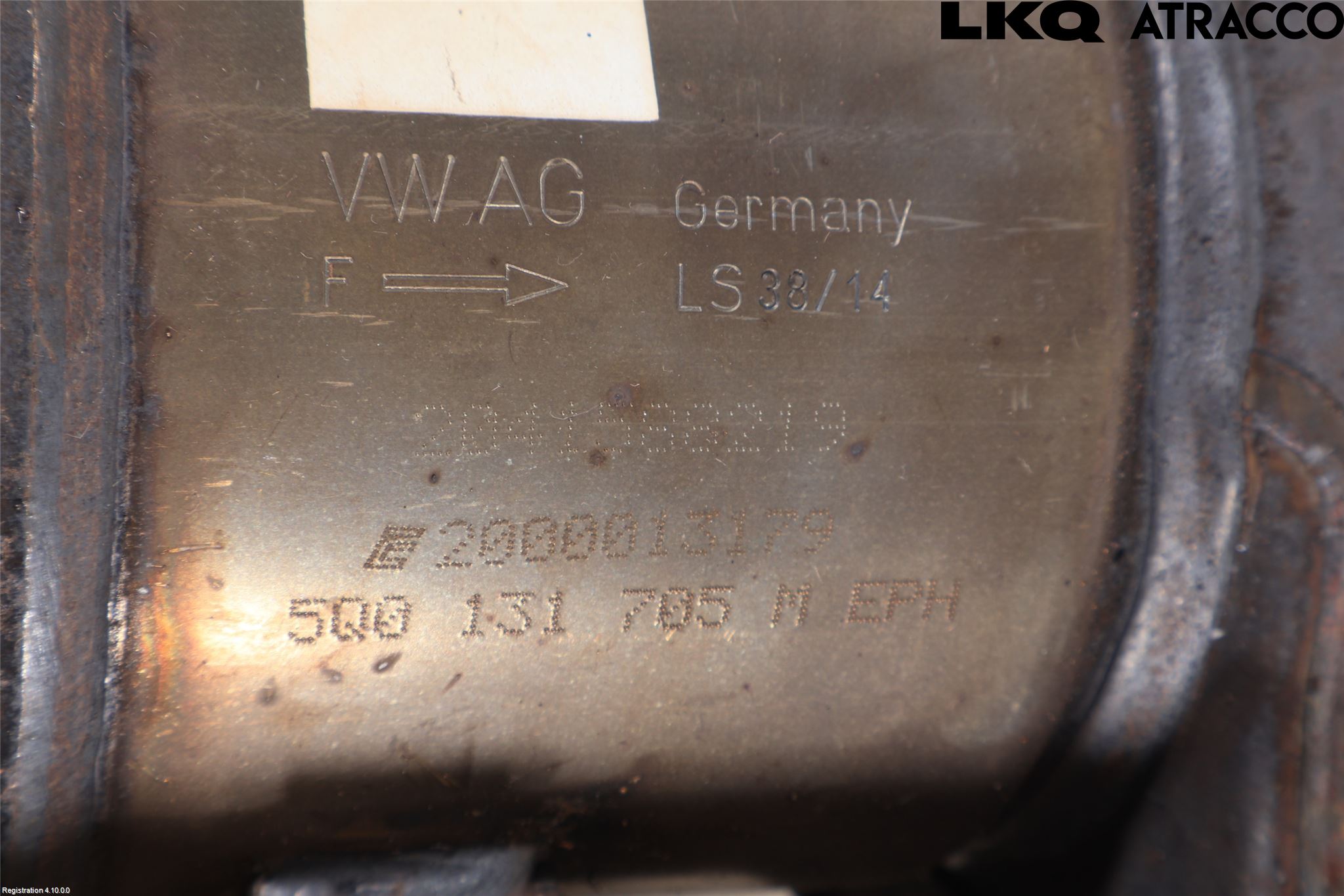 Volkswagen VW GOLF / E-GOLF VII 13-20 Avgas Partikelfilter