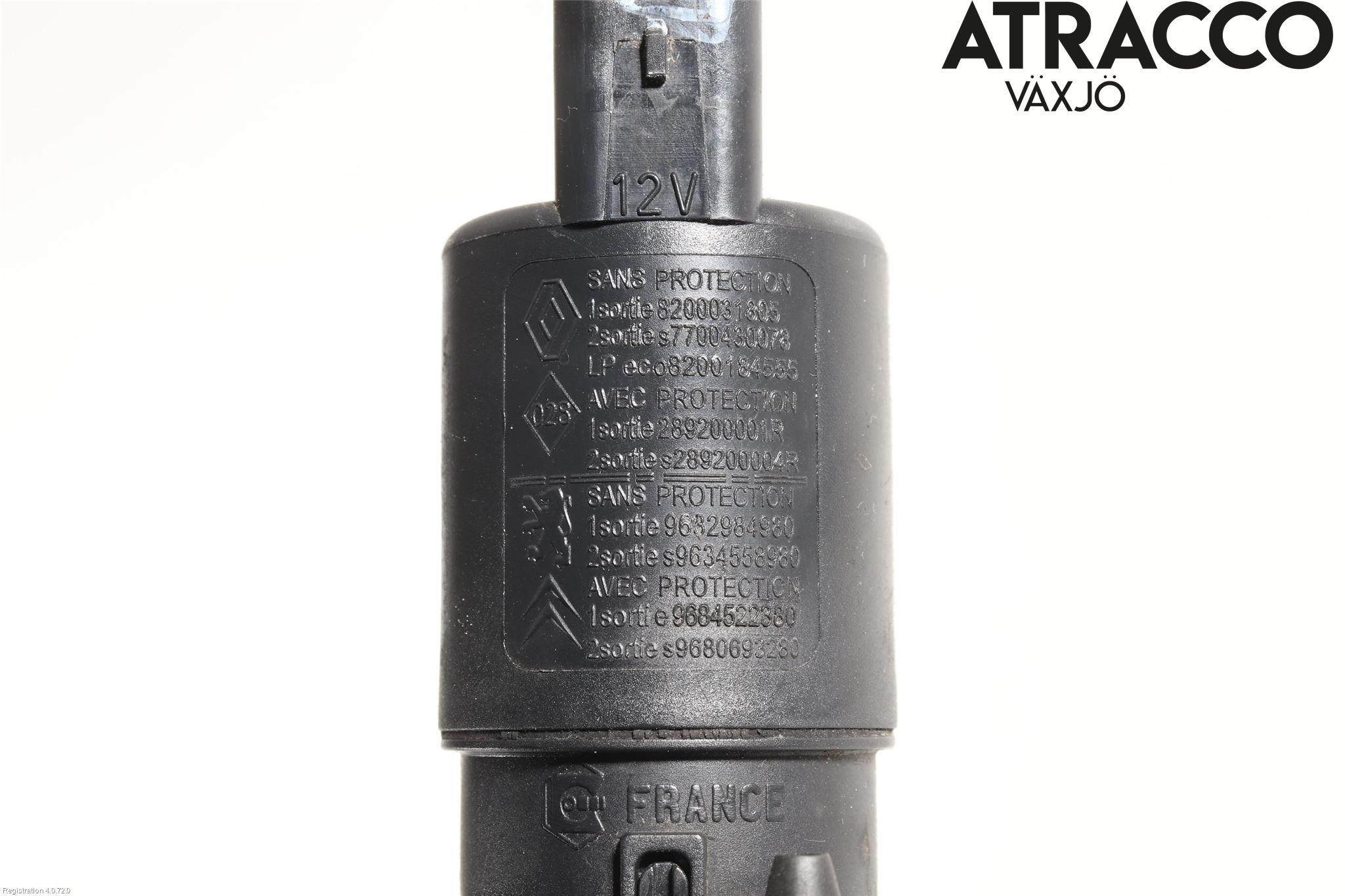 Toyota AYGO 06-14 Spolarpump Baklucka