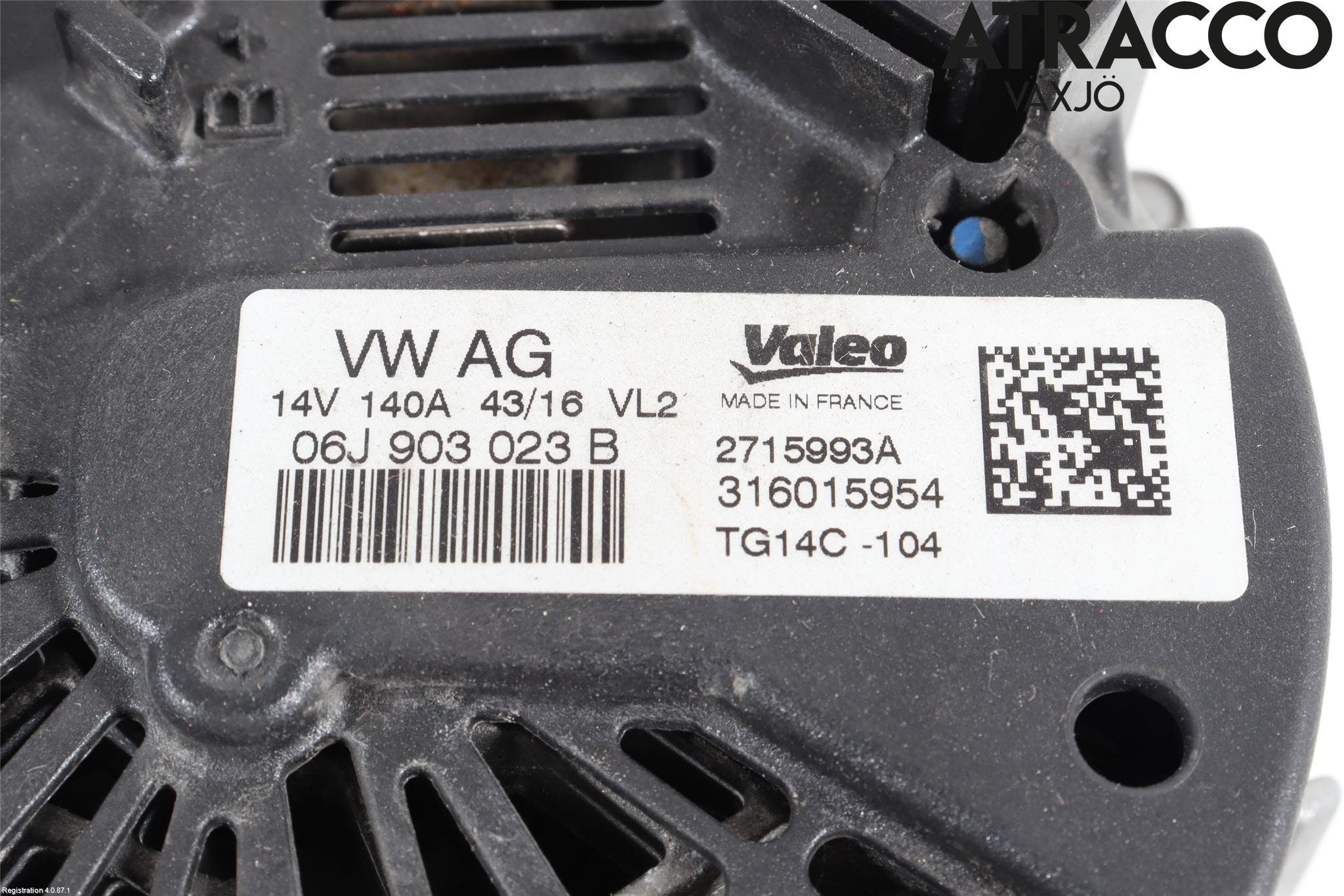 Volkswagen VW GOLF / E-GOLF VII 13-20 Generator