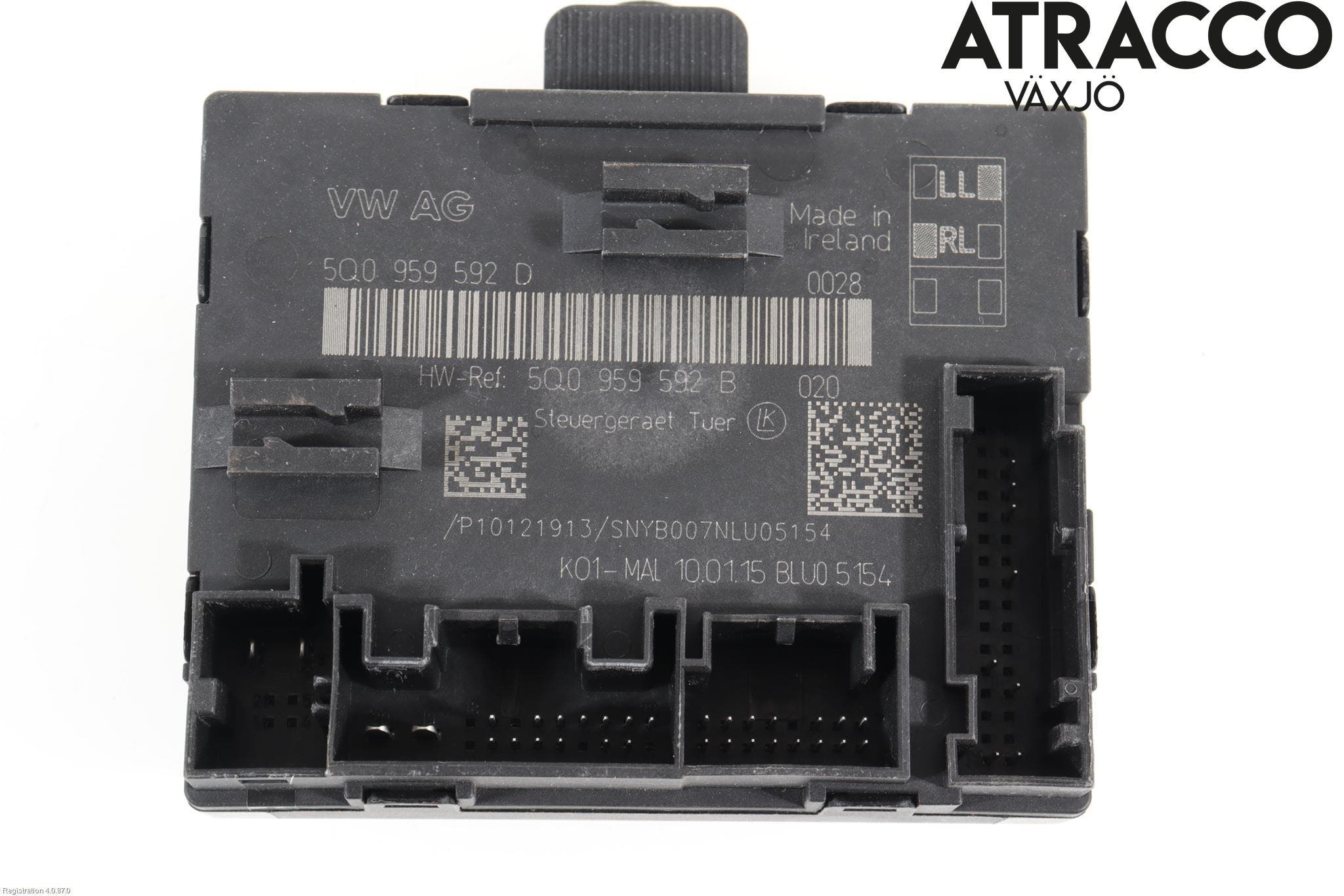 Audi A3/S3 8V 13-20 Styrenhet Dörr