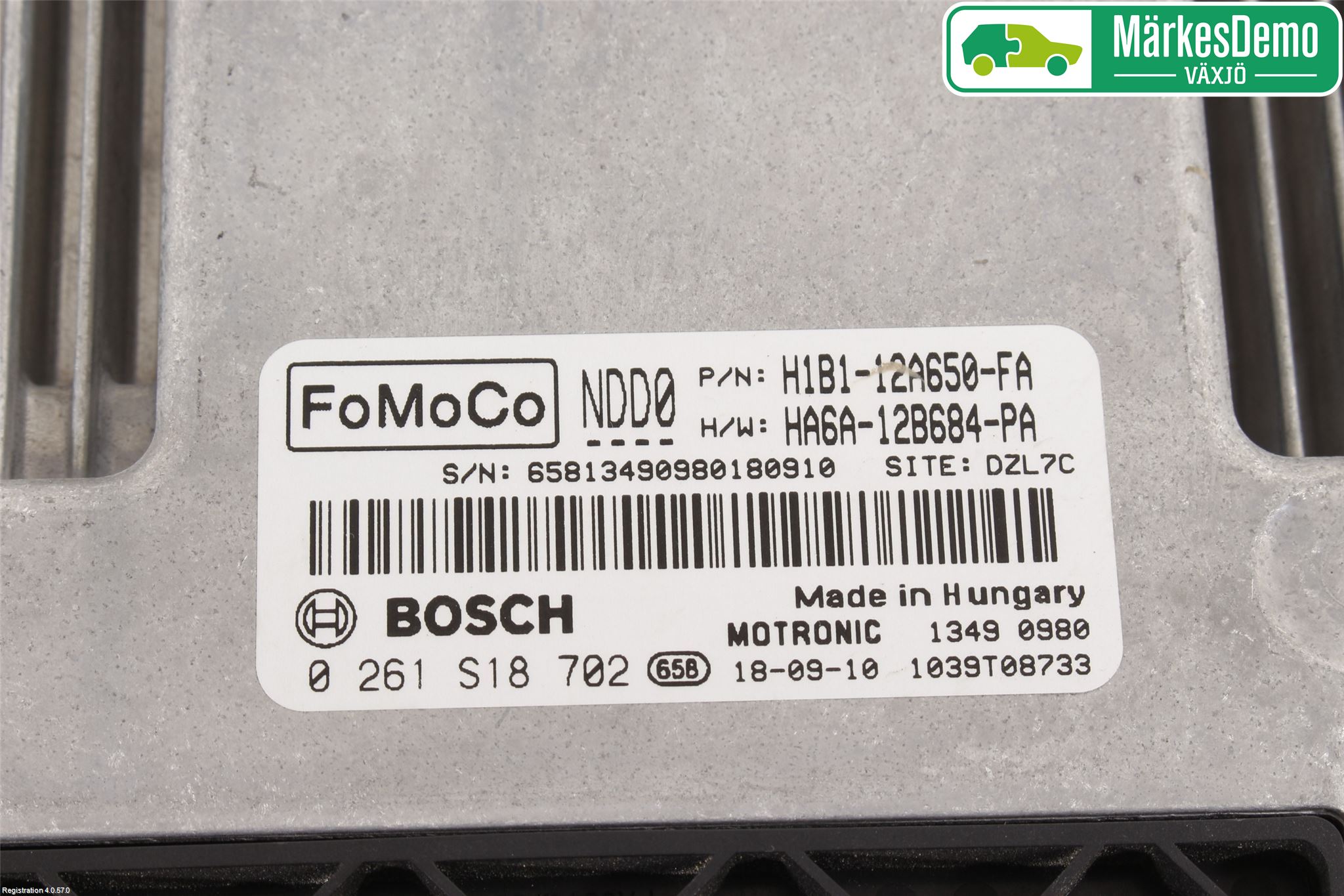 Ford FIESTA (VII) 18-23 Styrenhet Insprut Bensin