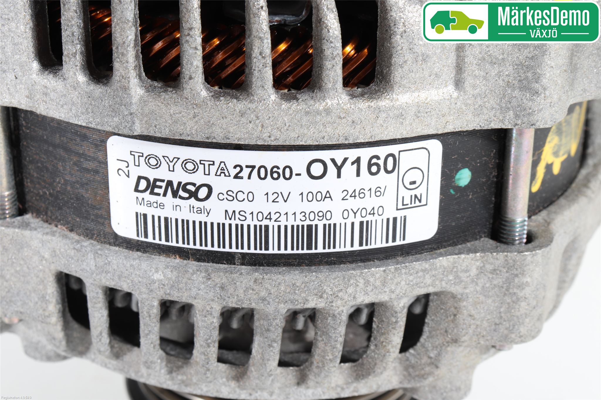 Toyota YARIS XP130 15-20 Generator