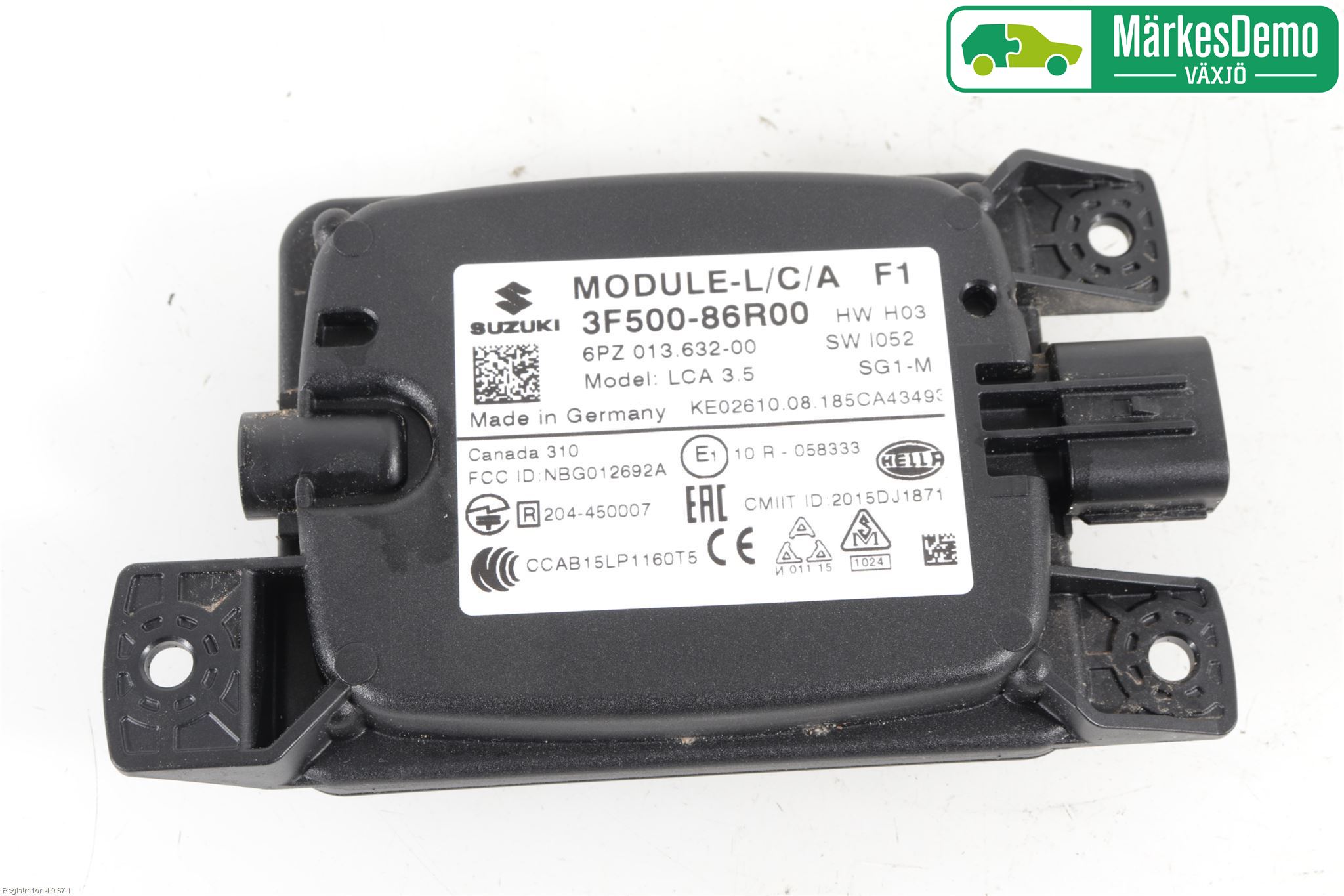 Suzuki VITARA 15- Sensor Aktivt Kollisionsskydd