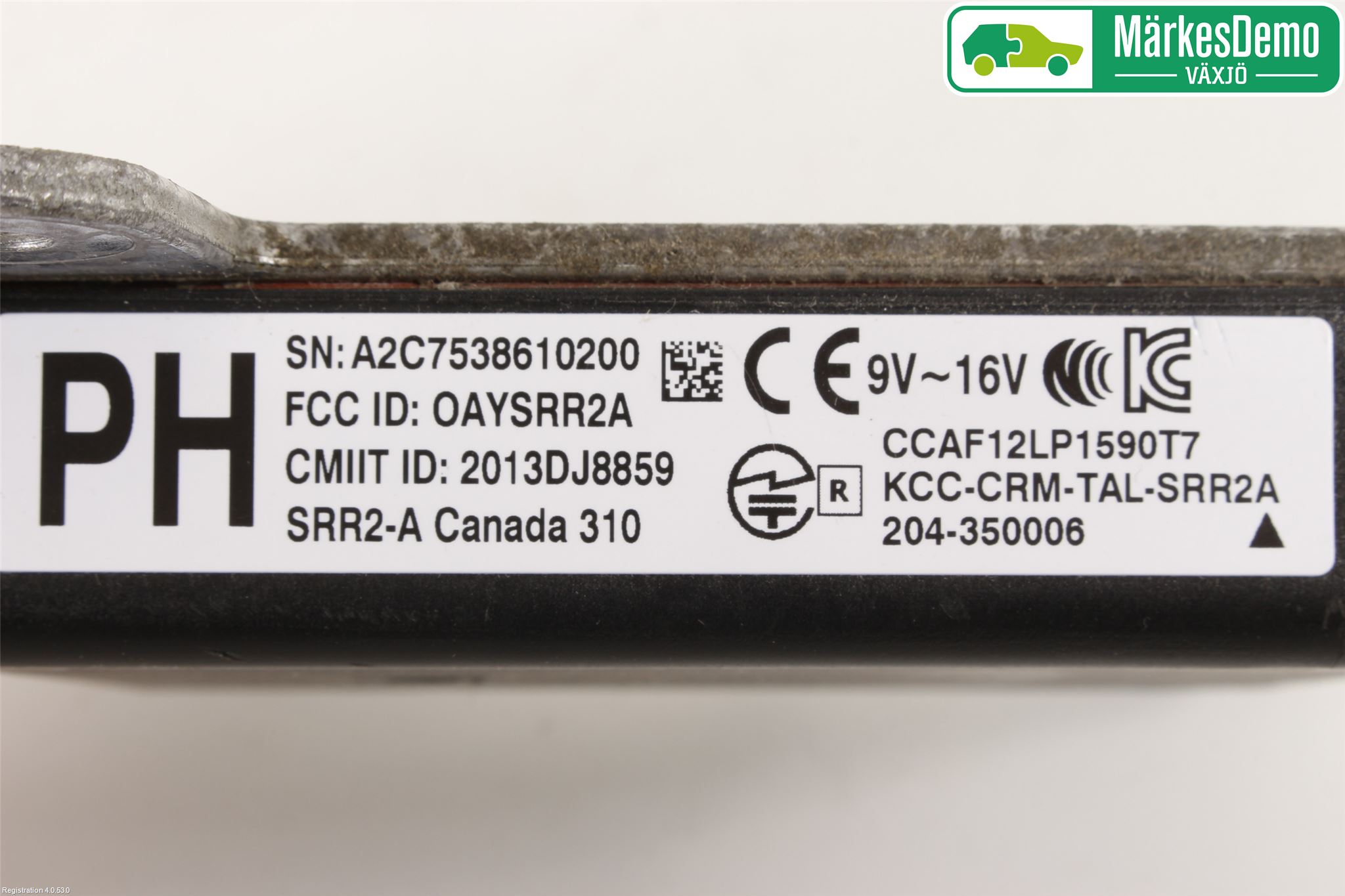 Toyota PRIUS (ZVW50) 16-21 Sensor Aktivt Kollisionsskydd