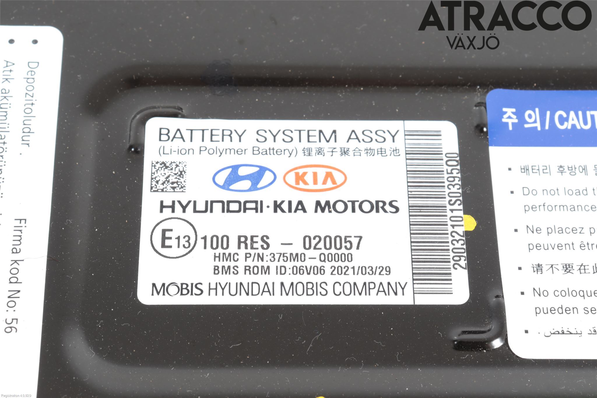 Hyundai BAYON BC3 21- Batteri Högspänning