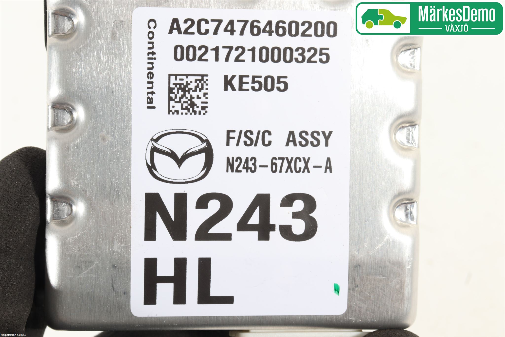 Mazda MX-5 IV (ND/ND2/ND3) MIATA 15- Sensor Aktivt Kollisionsskydd