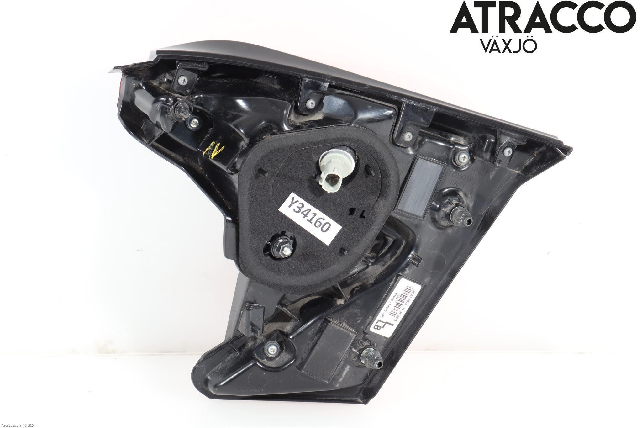 Toyota C-HR 16-23 Bakljus Lucka Vä