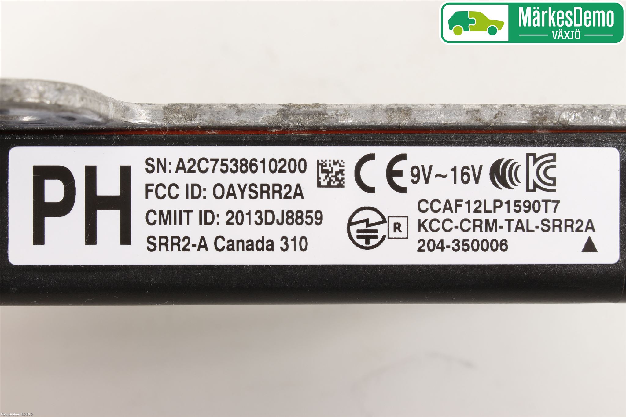 Toyota PRIUS (ZVW50) 16-21 Sensor Aktivt Kollisionsskydd