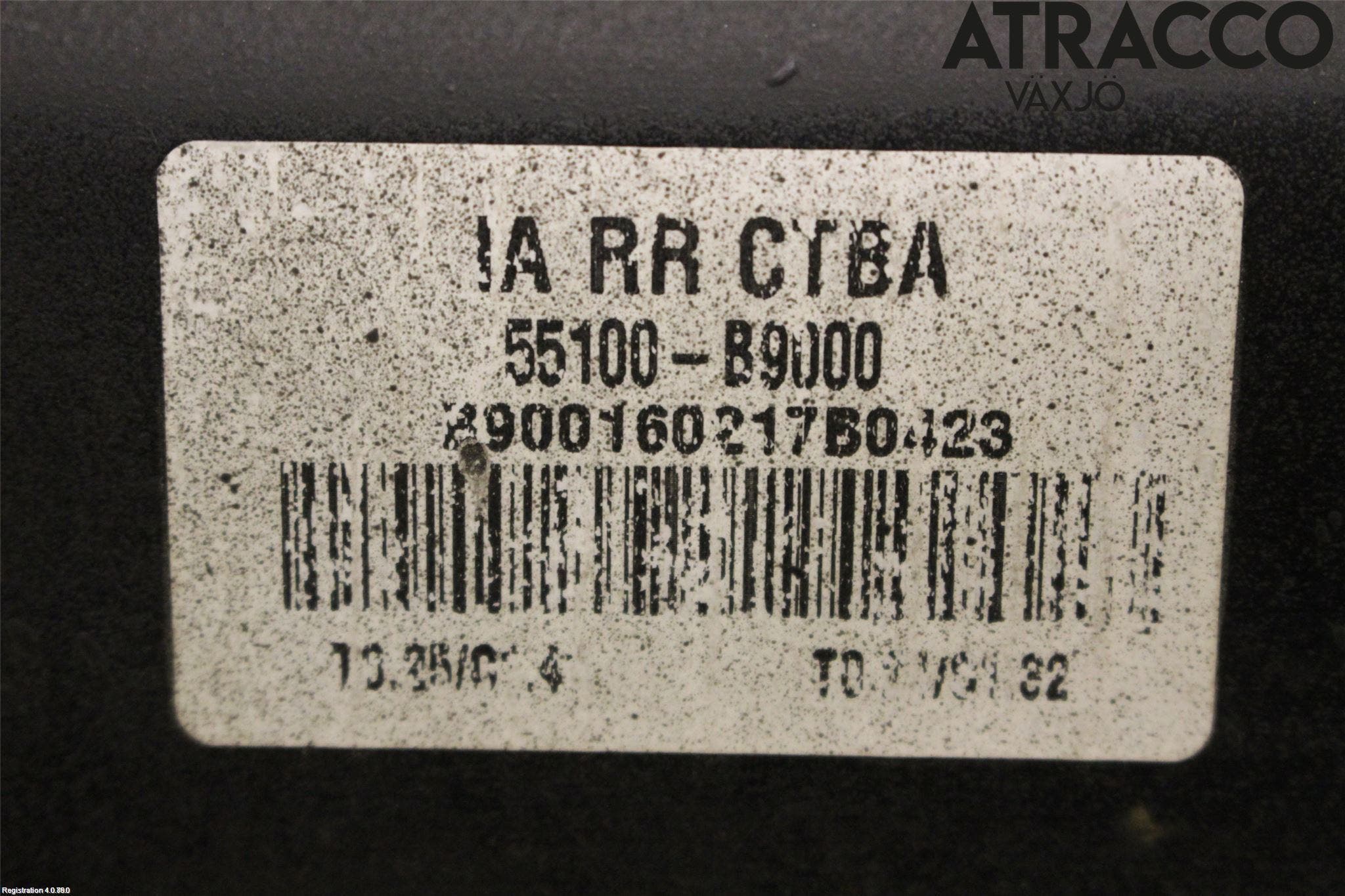 Hyundai i10 BA 14-16 Bakaxelbalk