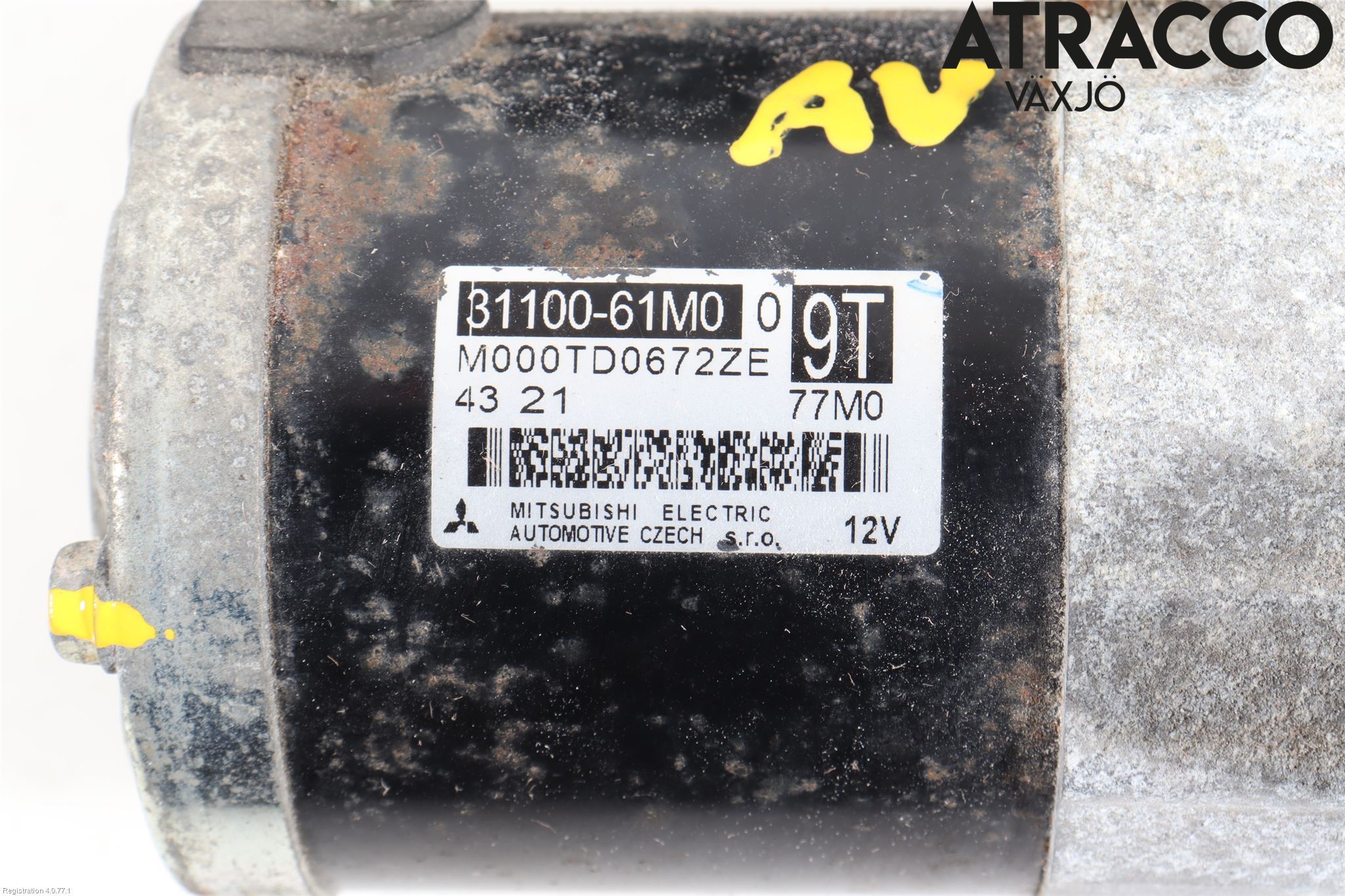 Suzuki SX4 S-CROSS 14-21 Startmotor