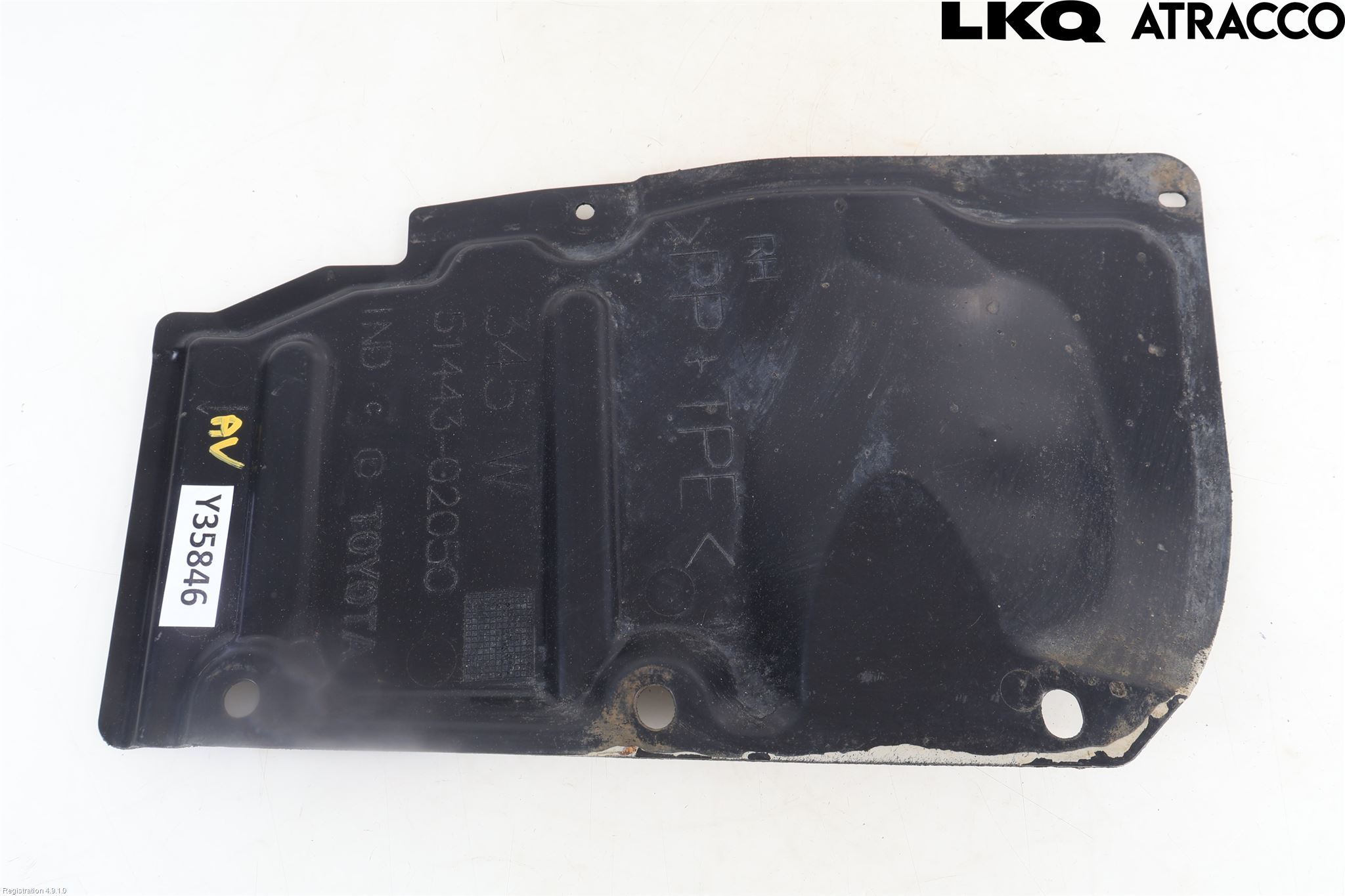 Toyota AVENSIS 09-15 Hasplåt Plåt-Plast