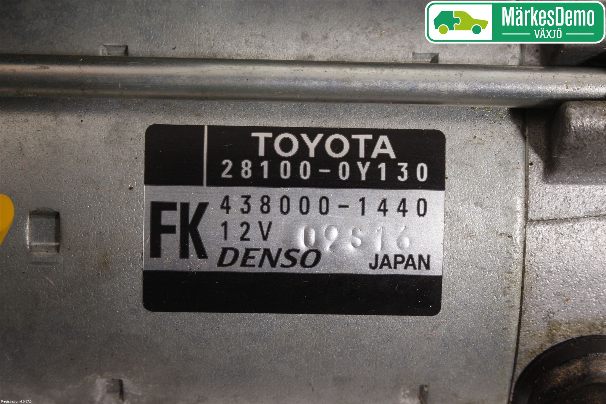 Toyota YARIS XP130 15-20 Startmotor