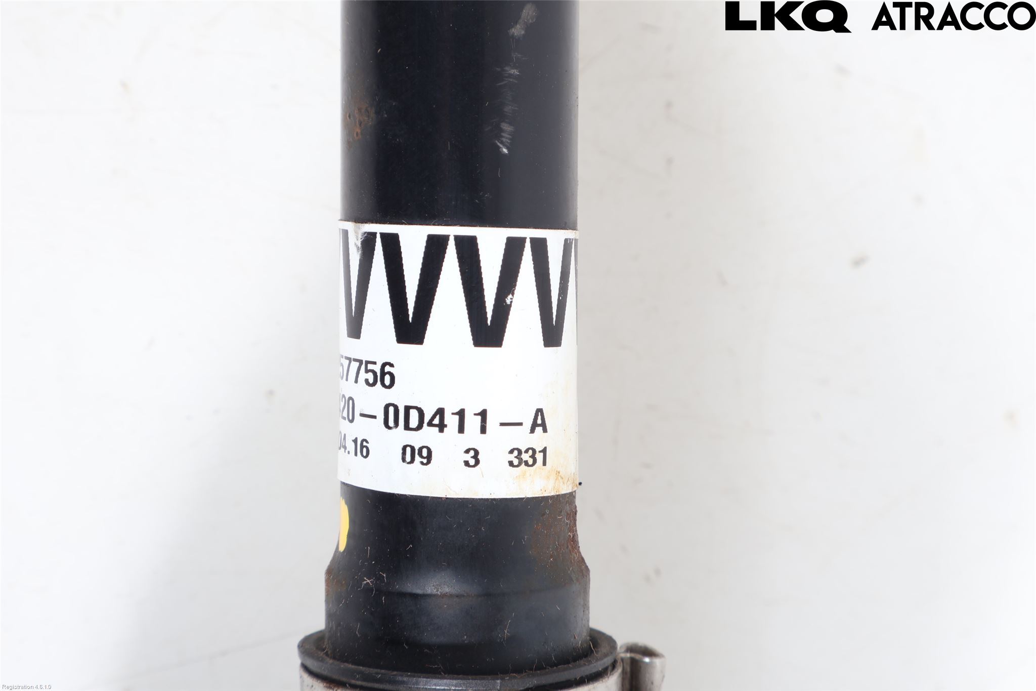 Toyota YARIS XP130 15-20 Drivaxel Fram Vänster