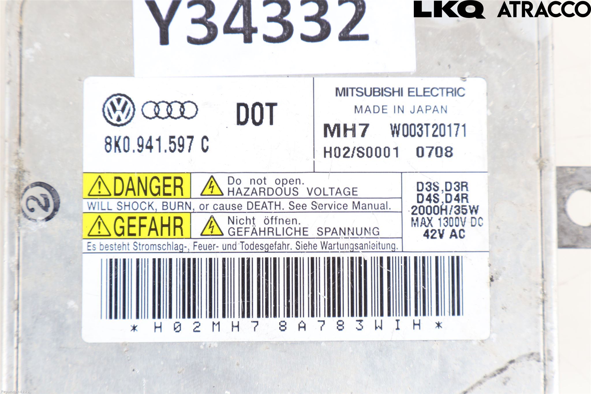 Audi A6/S6     05-11 Styrenhet Strålkastare