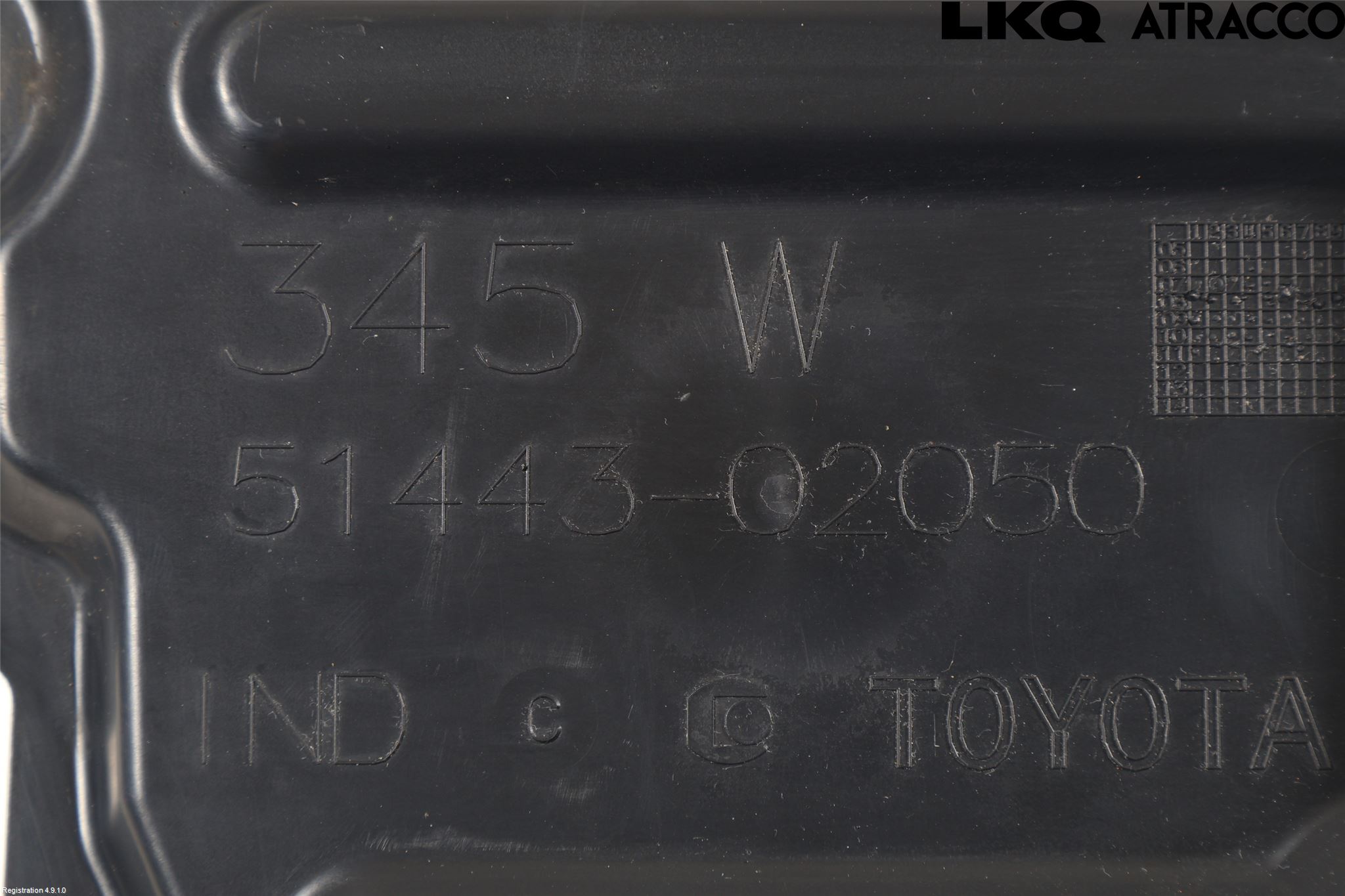 Toyota AVENSIS 09-15 Hasplåt Plåt-Plast