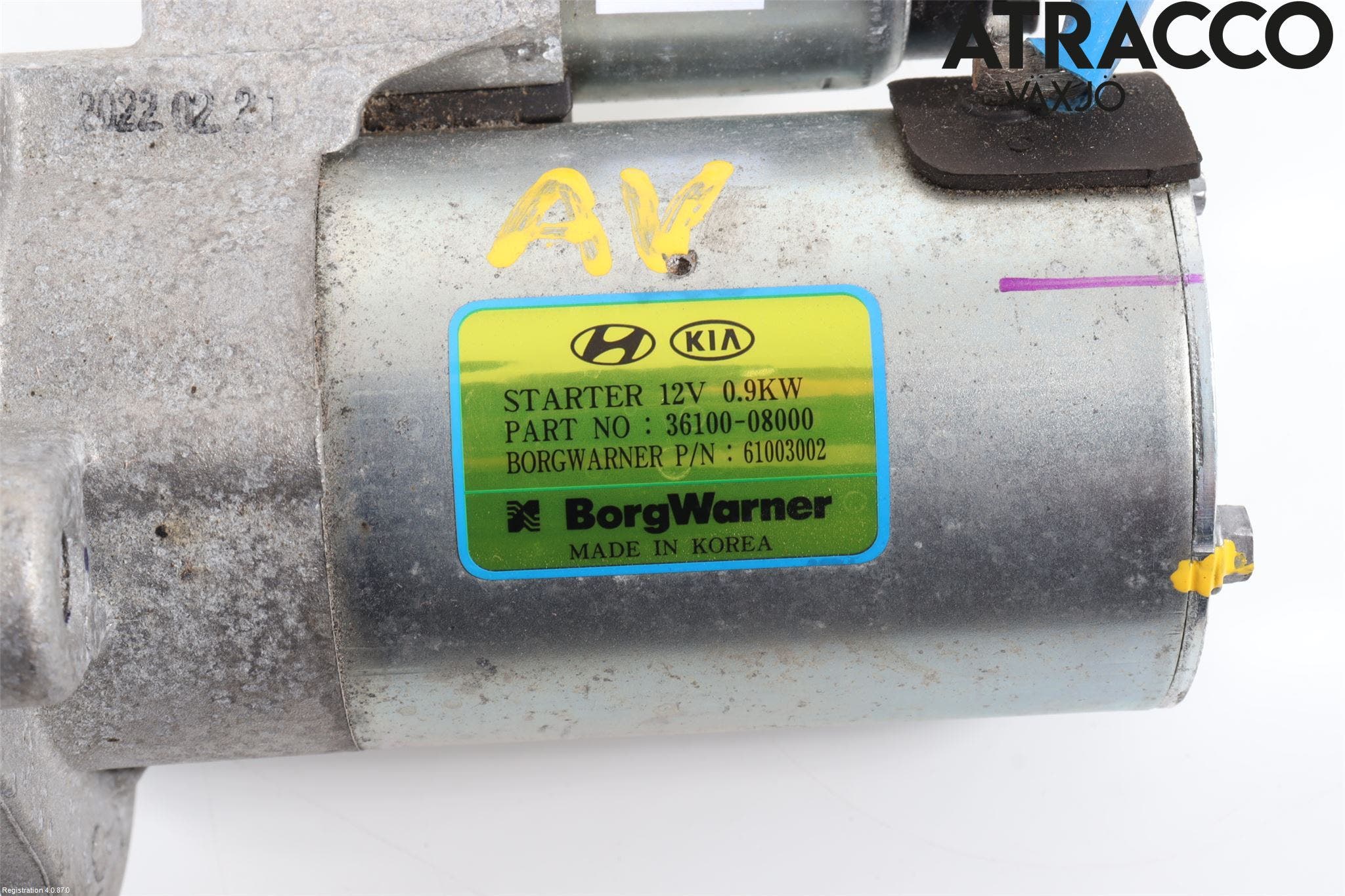 Hyundai i20 BC 21- Startmotor