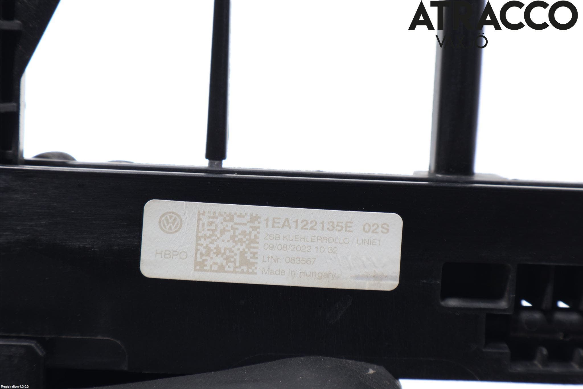 Volkswagen VW ID.4 21- Deflektor Plåt-Plast Kylning