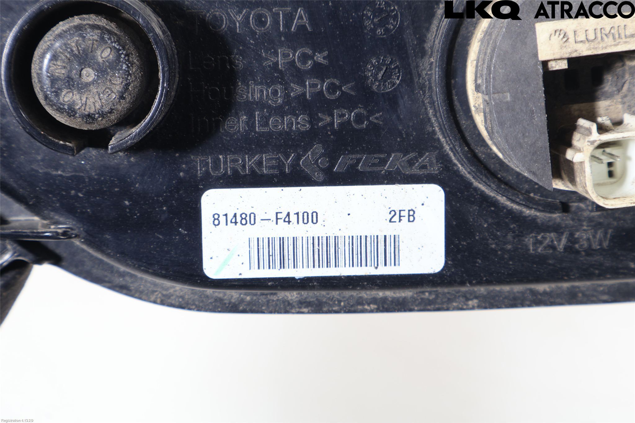 Toyota C-HR 16-23 Dimljus/Reflex Bak