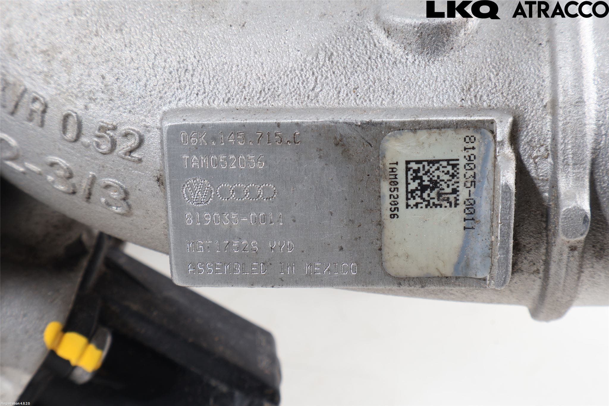 Volkswagen VW SCIROCCO 09-17 Turboaggregat