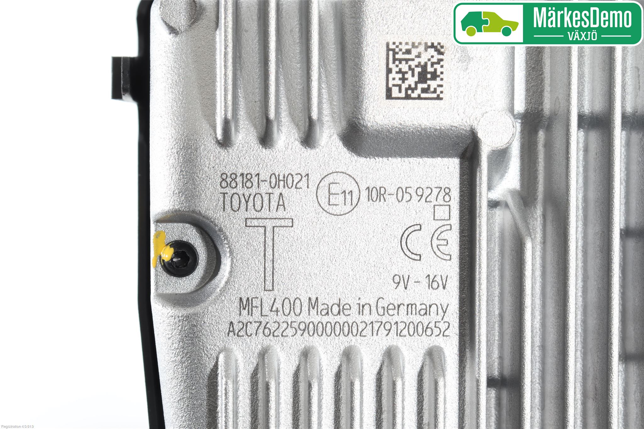 Toyota AYGO 15-21 Sensor Aktivt Kollisionsskydd