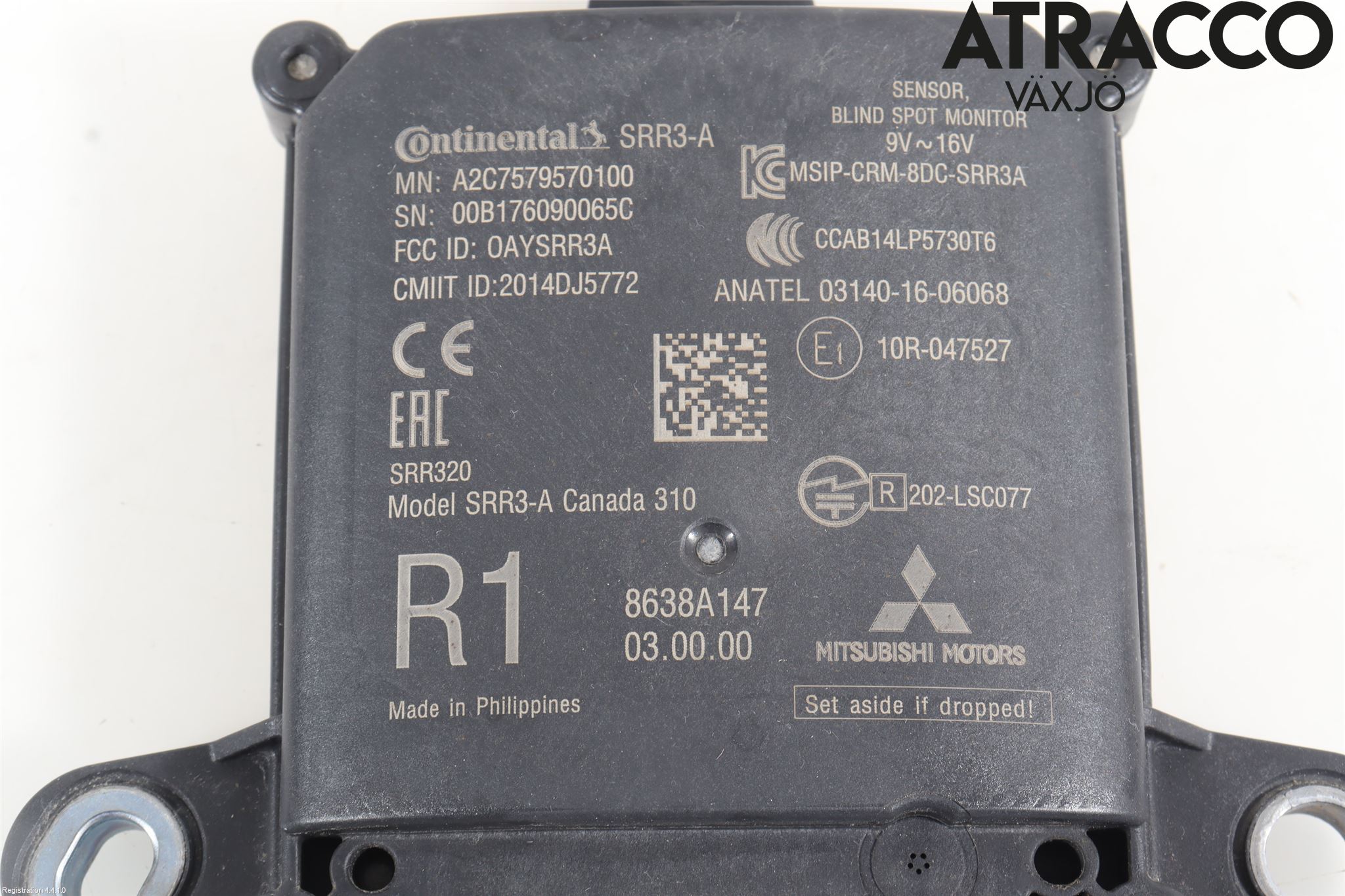 Mitsubishi OUTLANDER 13-21 Sensor Aktivt Kollisionsskydd