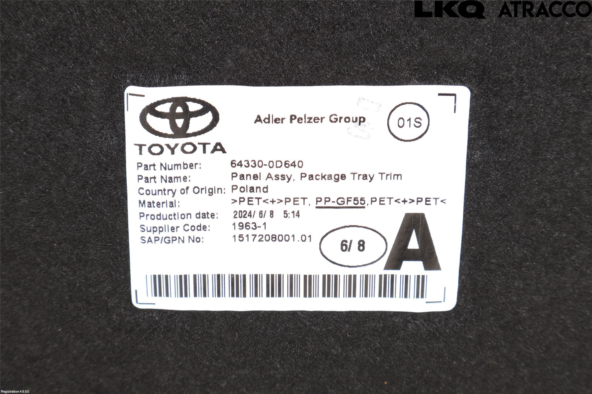 Toyota YARIS XP21 20- Hatthylla