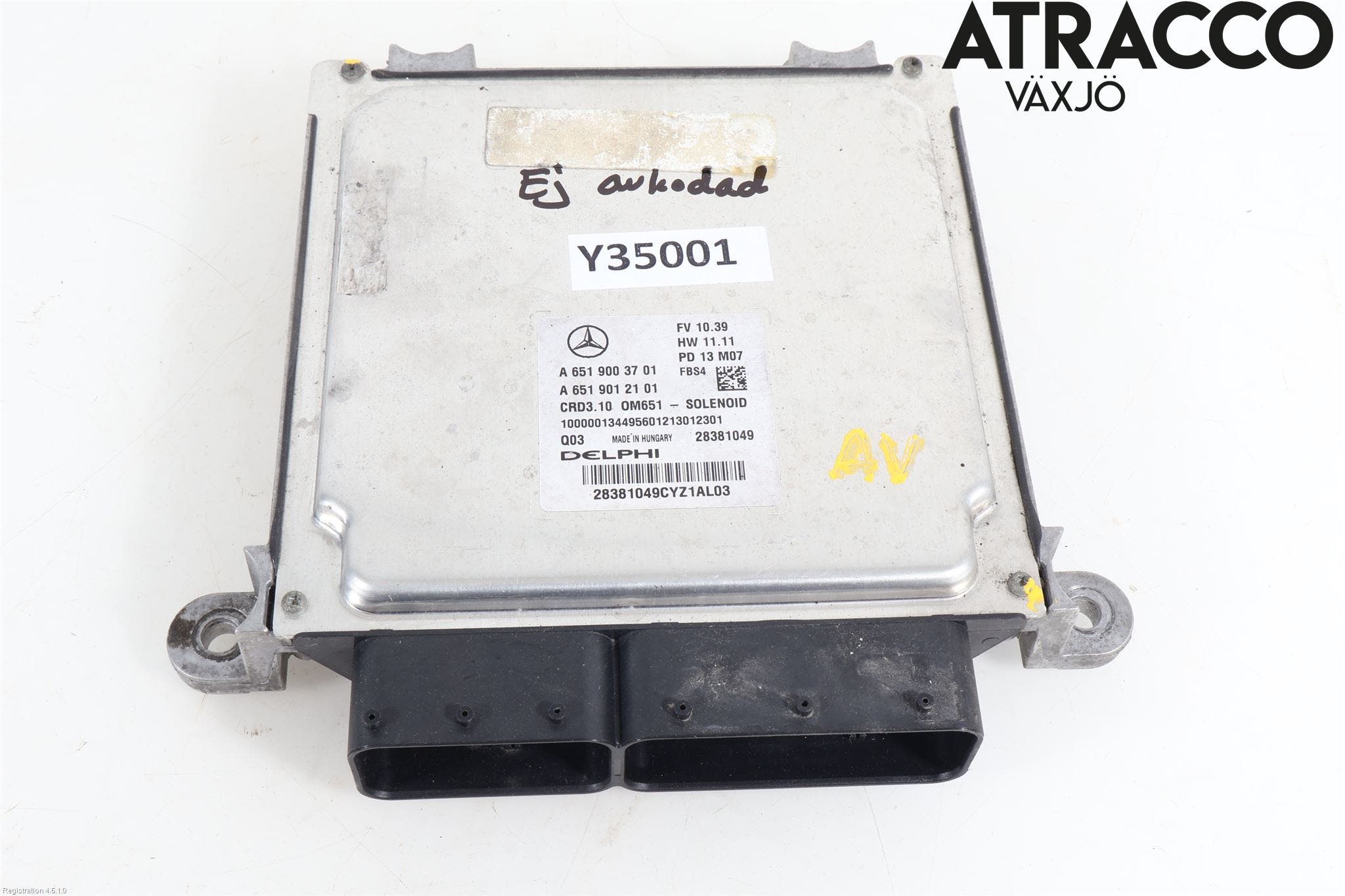 Mercedes-Benz MB E-KLASS (W212) 09-16 Styrenhet Inspump Diesel