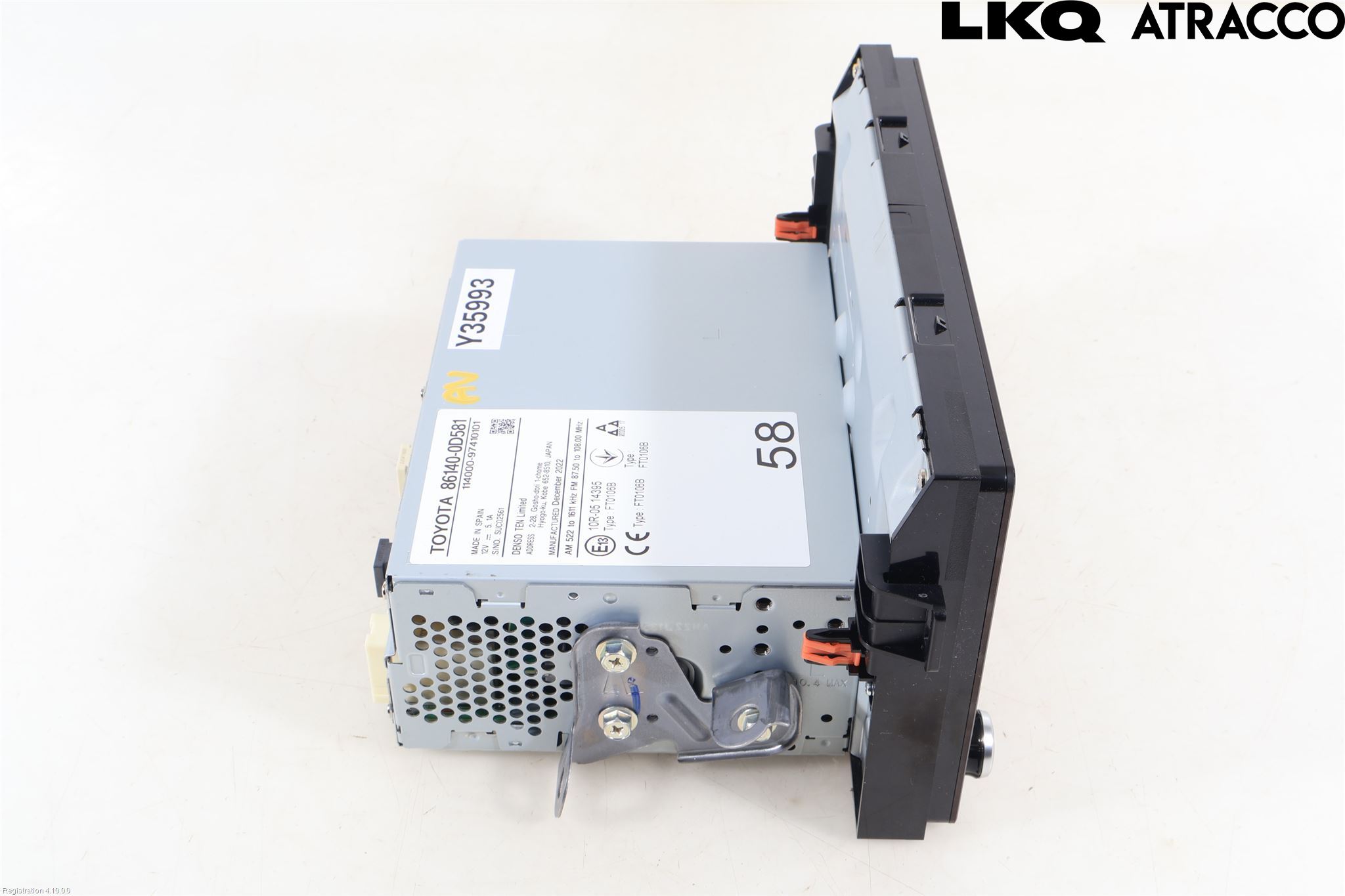 Toyota YARIS XP21 20- Cd Radio - Multimediapanel