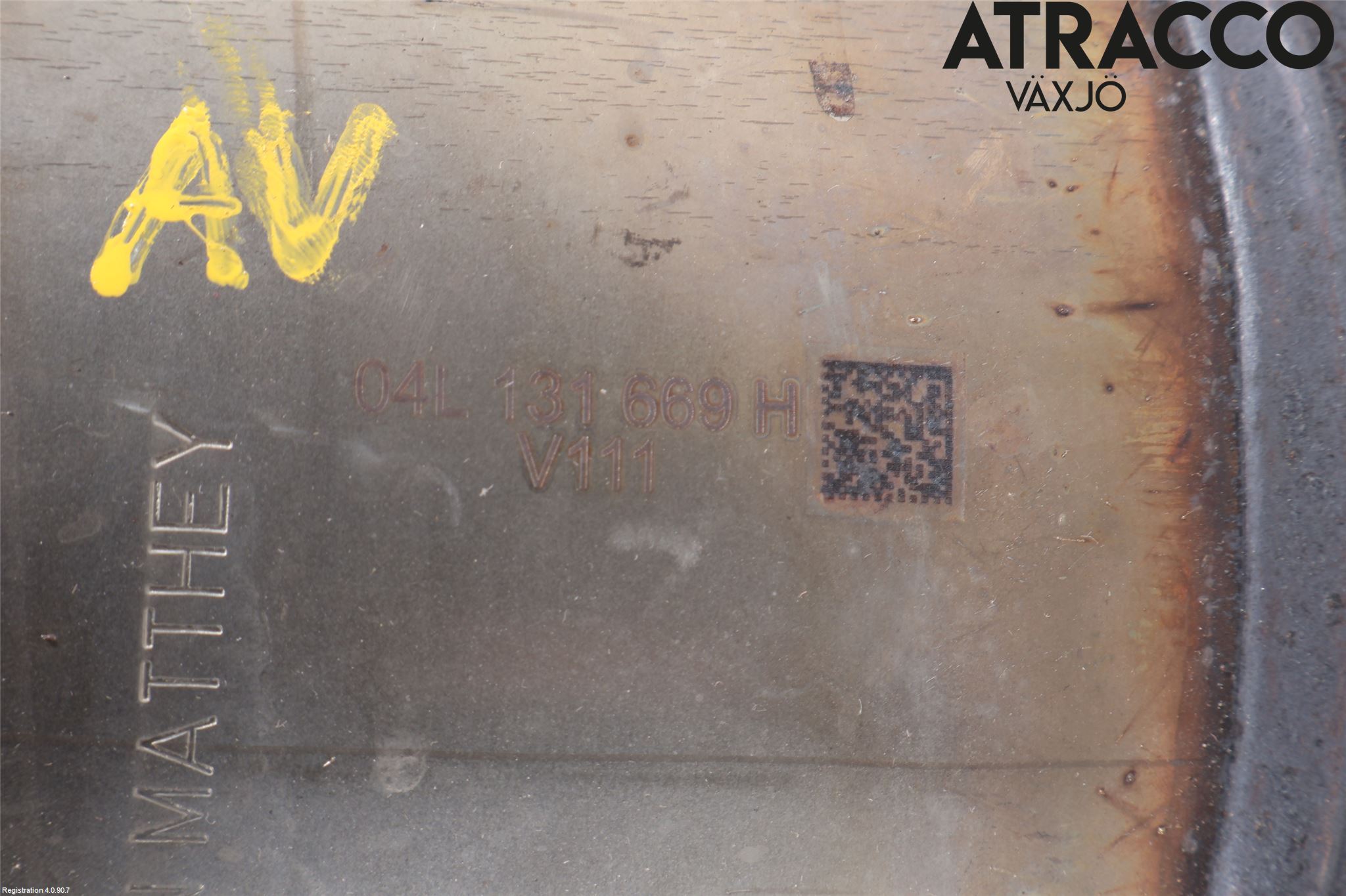 Audi A4/S4 B9 16-19 Avgas Partikelfilter