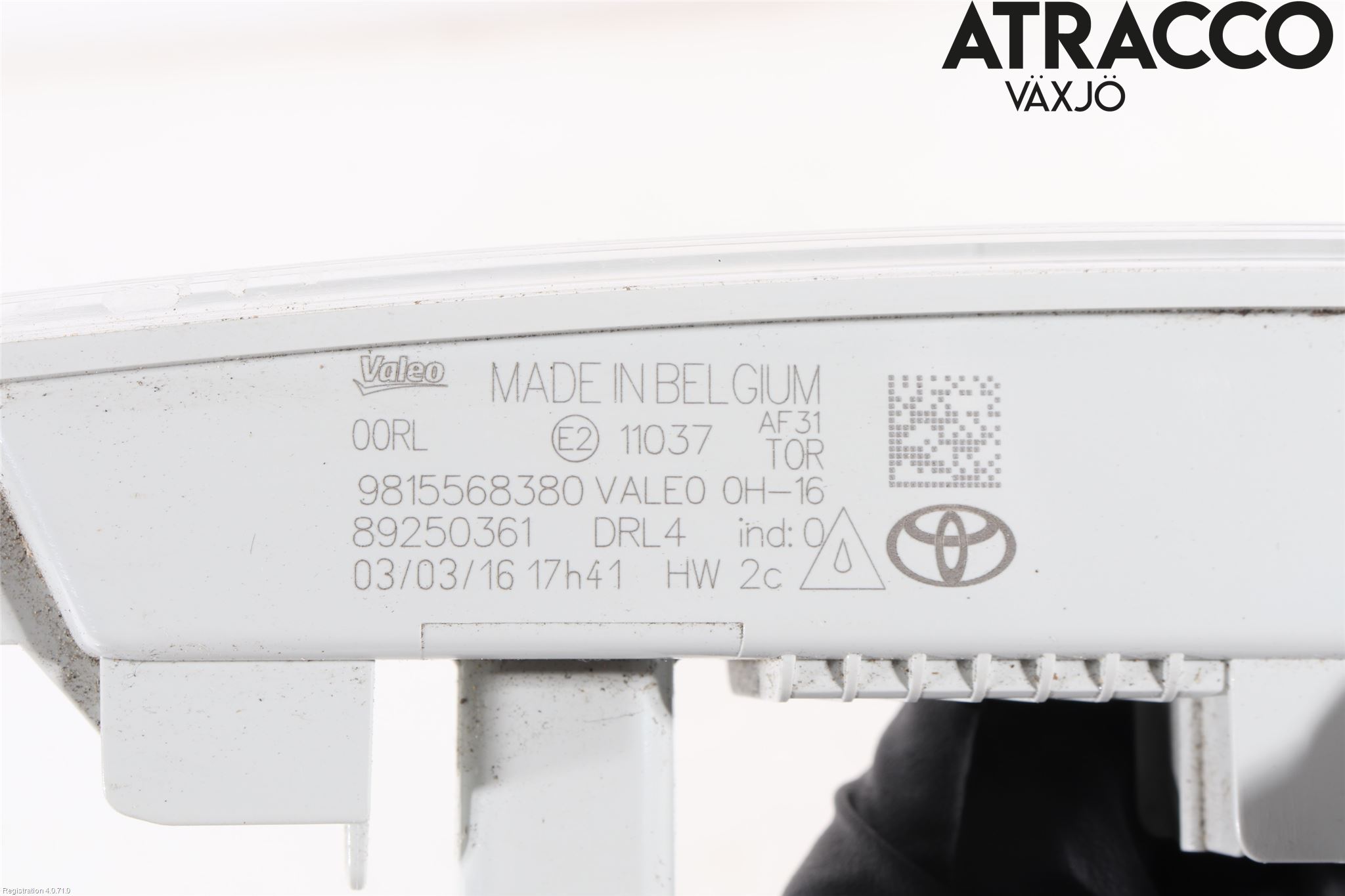 Toyota AYGO 15-21 Positionsljus Fram Vä