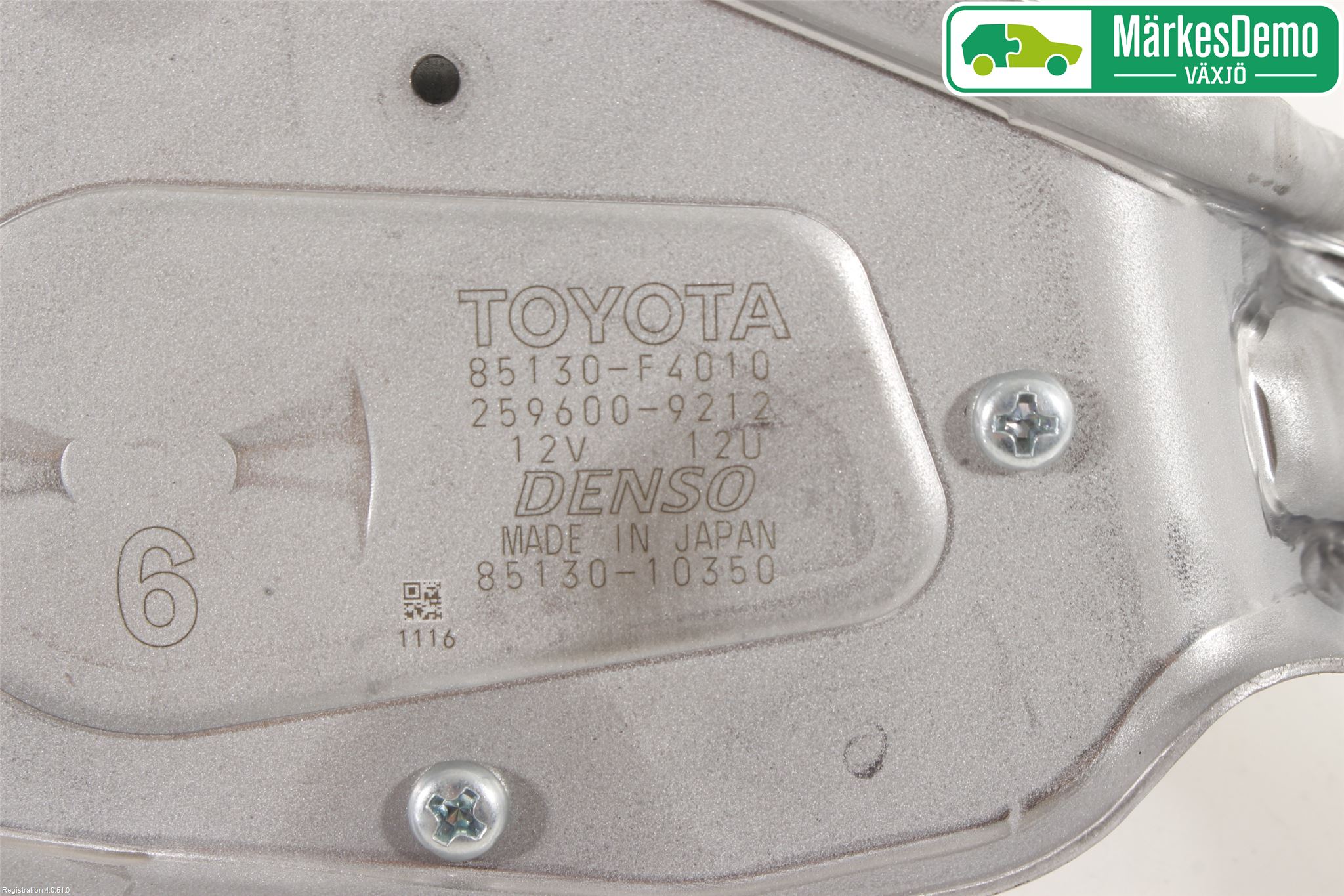 Toyota C-HR 16-23 Torkarmotor Baklucka