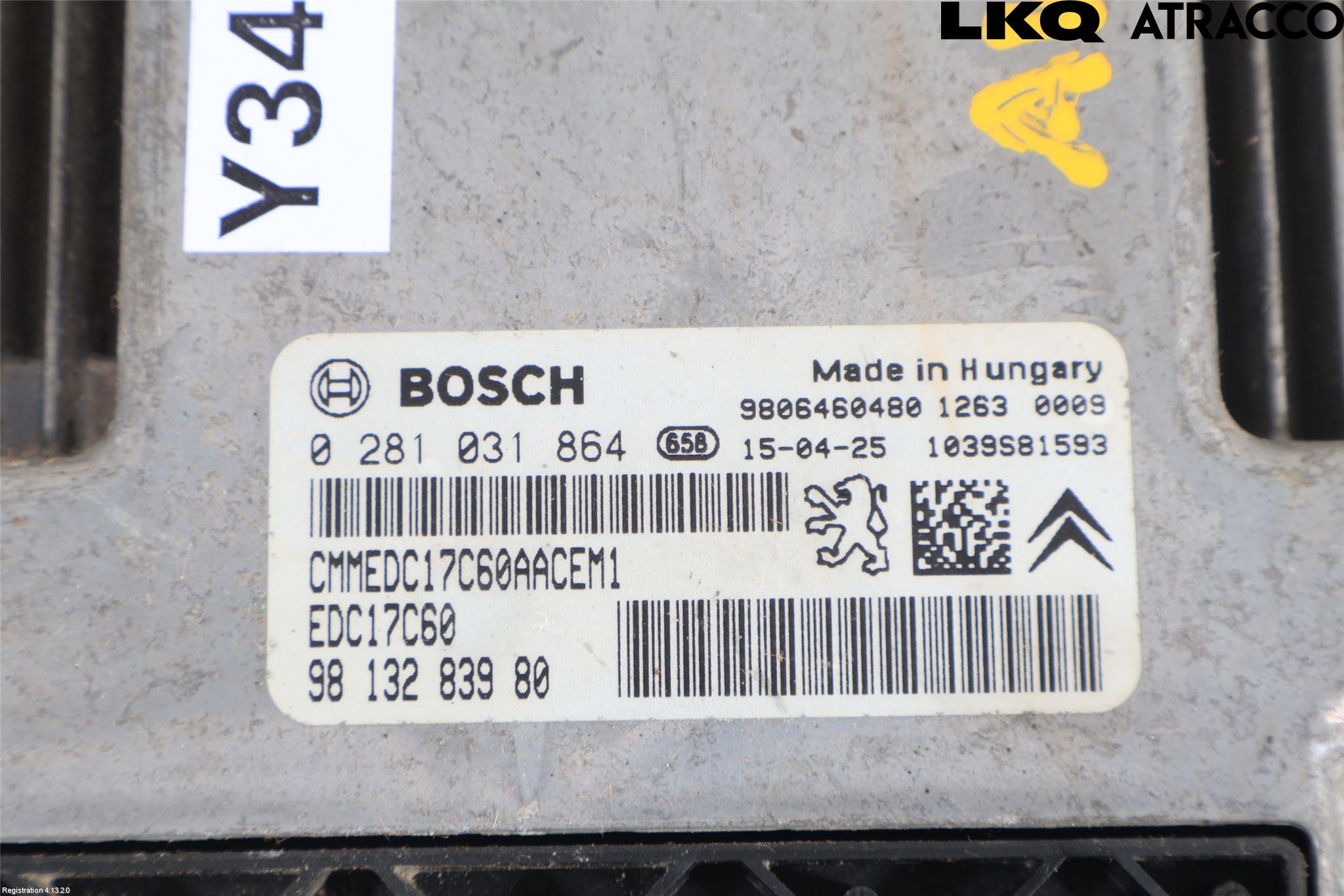 Peugeot 308 14-21 Styrenhet Inspump Diesel