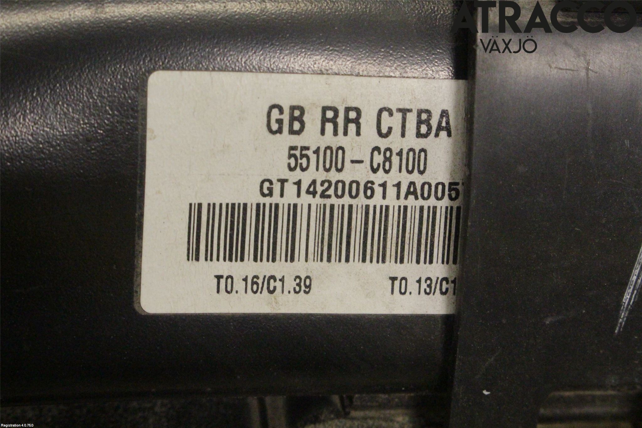 Hyundai i20 GB 15-20 Bakaxelbalk