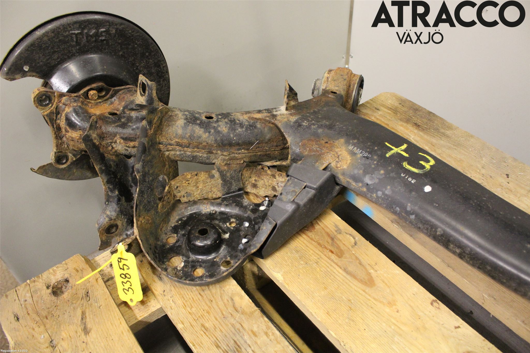 Honda JAZZ 08-14 Bakaxelbalk