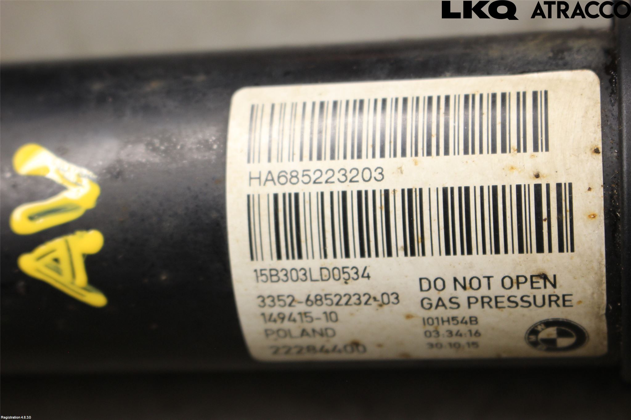 BMW i3 I01 13-22 Fjäderben Bak Höger