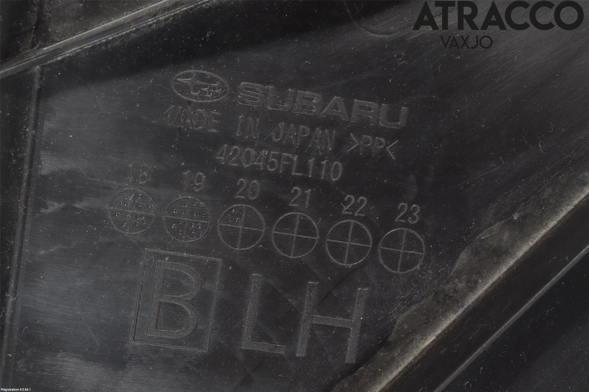 Subaru XV 18-22 Hasplåt Plåt-Plast