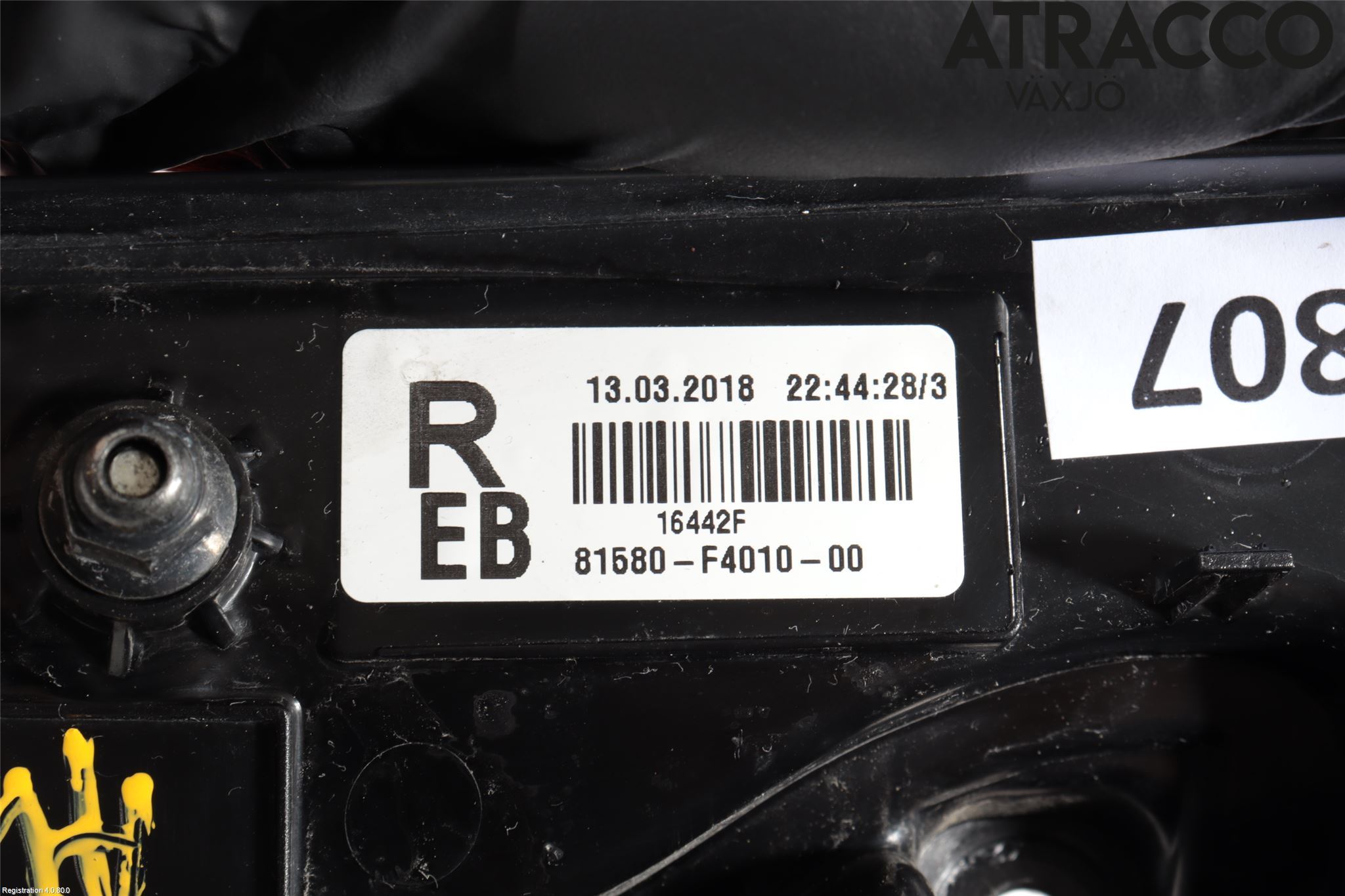 Toyota C-HR 16-23 Bakljus Lucka Hö