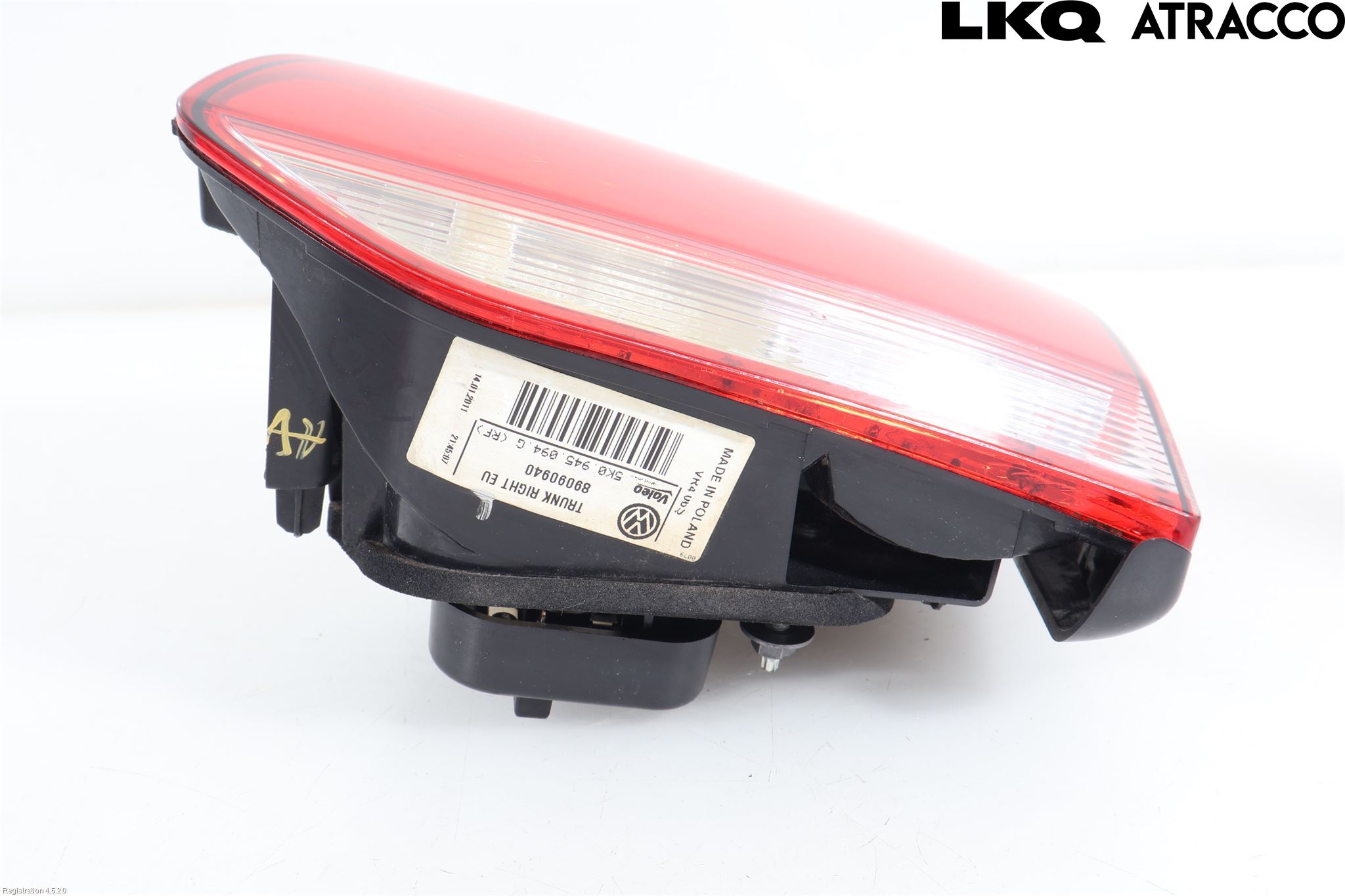 Volkswagen VW GOLF VI 09-13 Bakljus Lucka Hö
