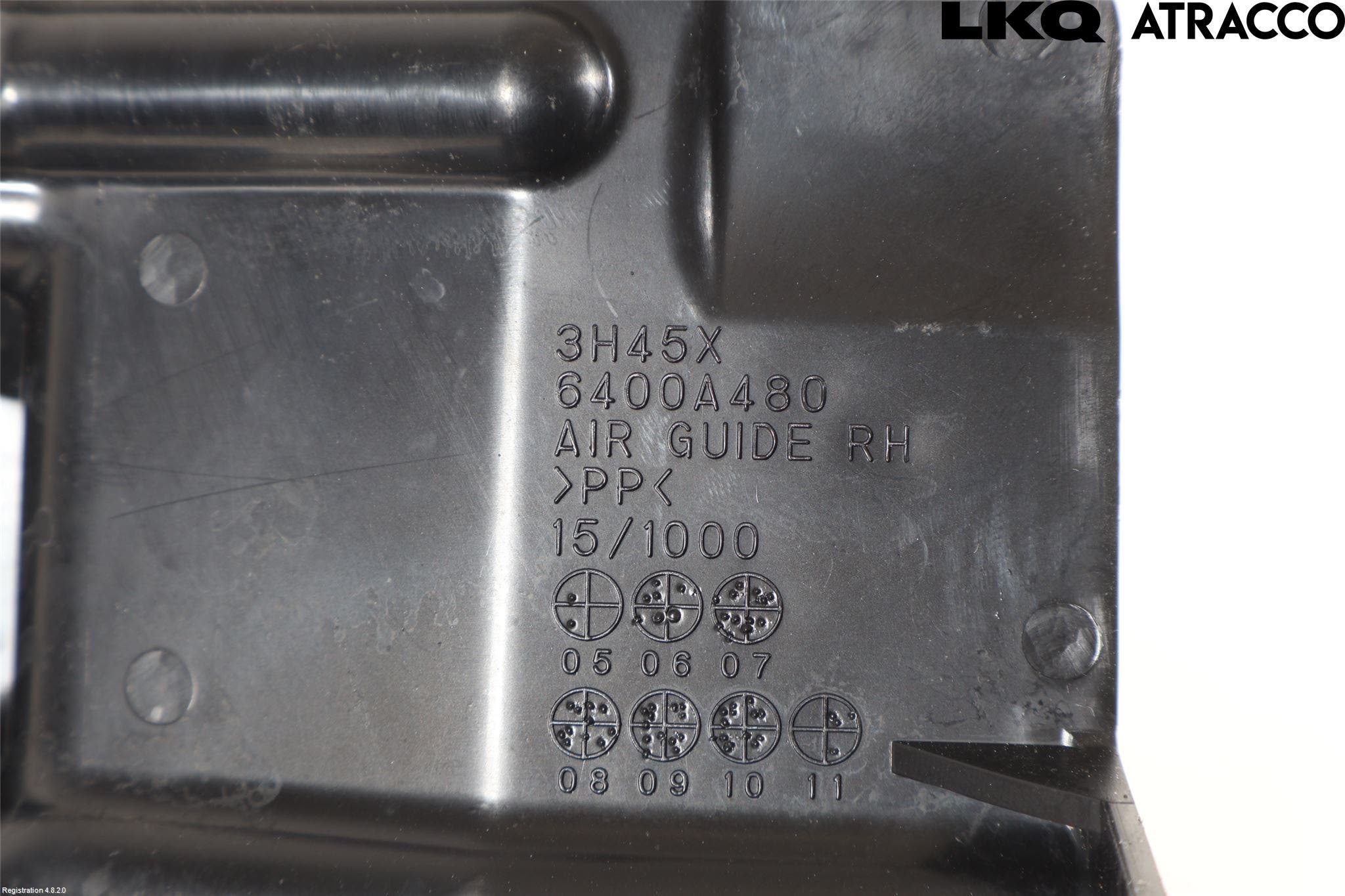 Mitsubishi OUTLANDER 07-12 Deflektor Plåt-Plast Kylning