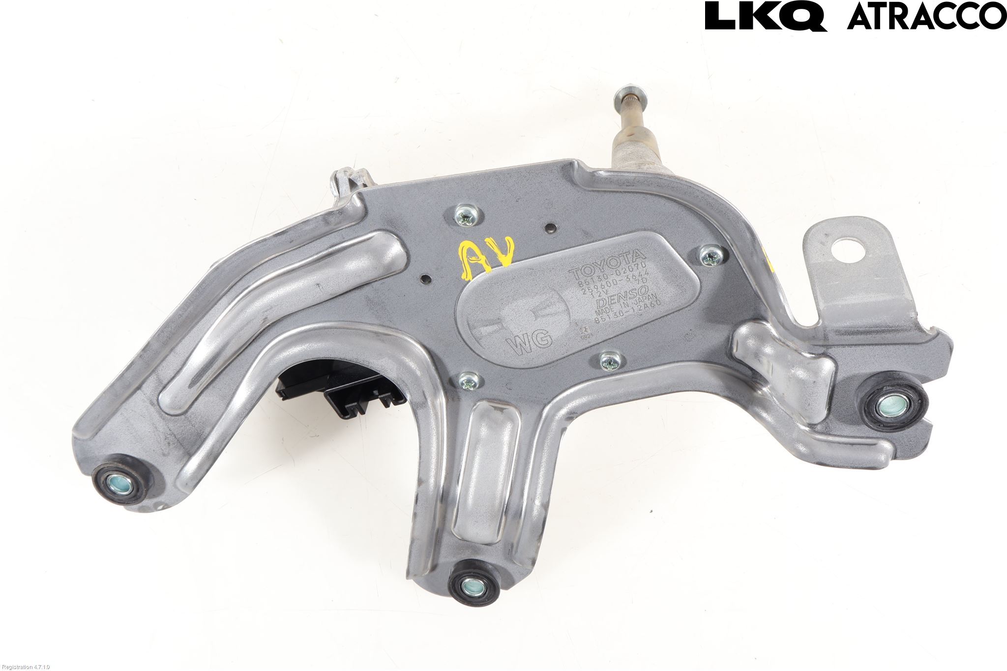 Toyota COROLLA 19- Torkarmotor Baklucka